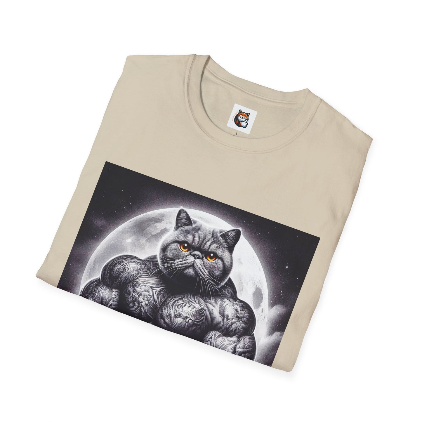 Exotic Shorthair Cat Unisex Softstyle T-Shirt