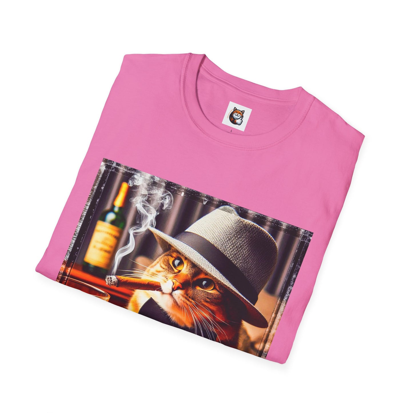 Domestic Cat Unisex Softstyle T-Shirt