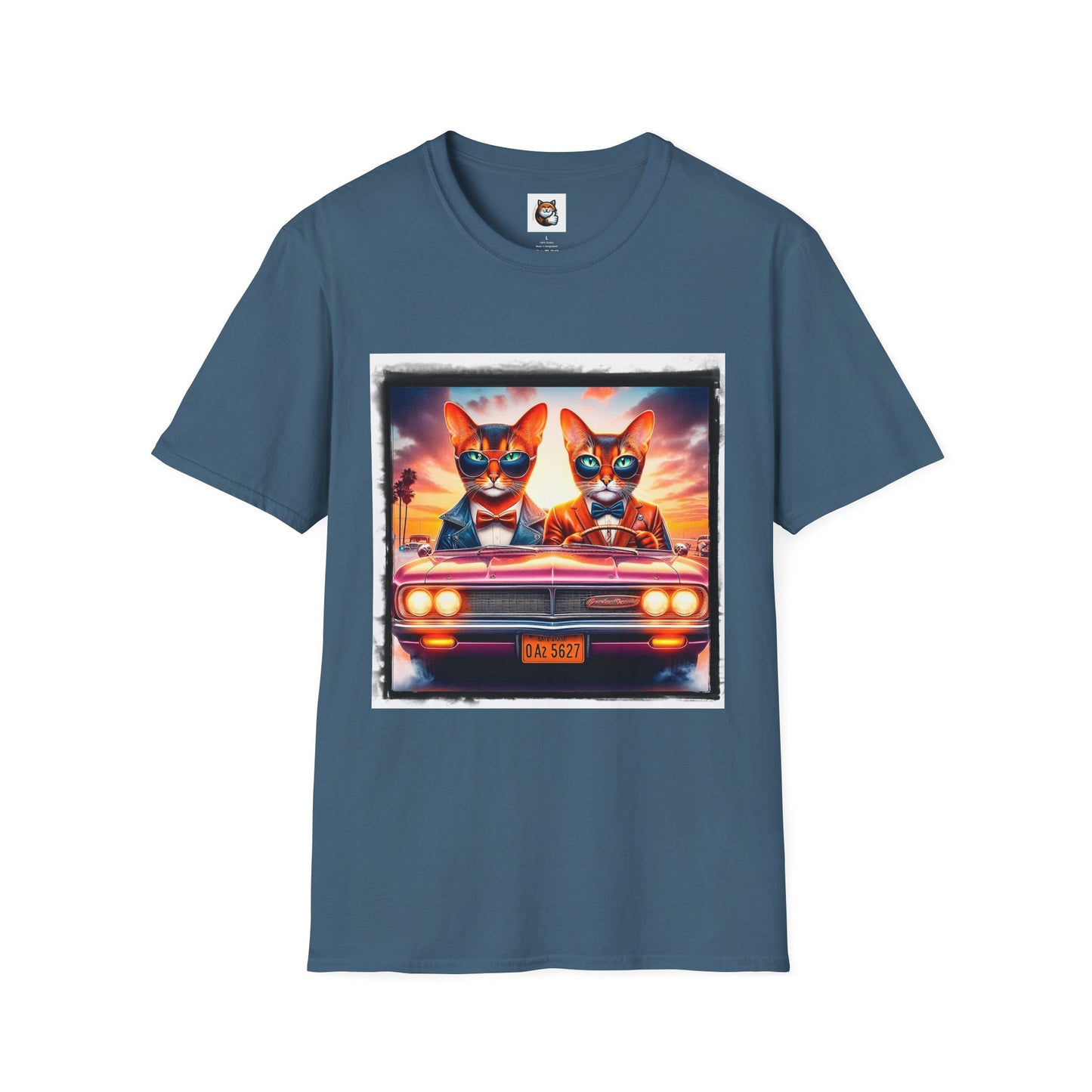 Wacky car driving Unisex Softstyle T-Shirt