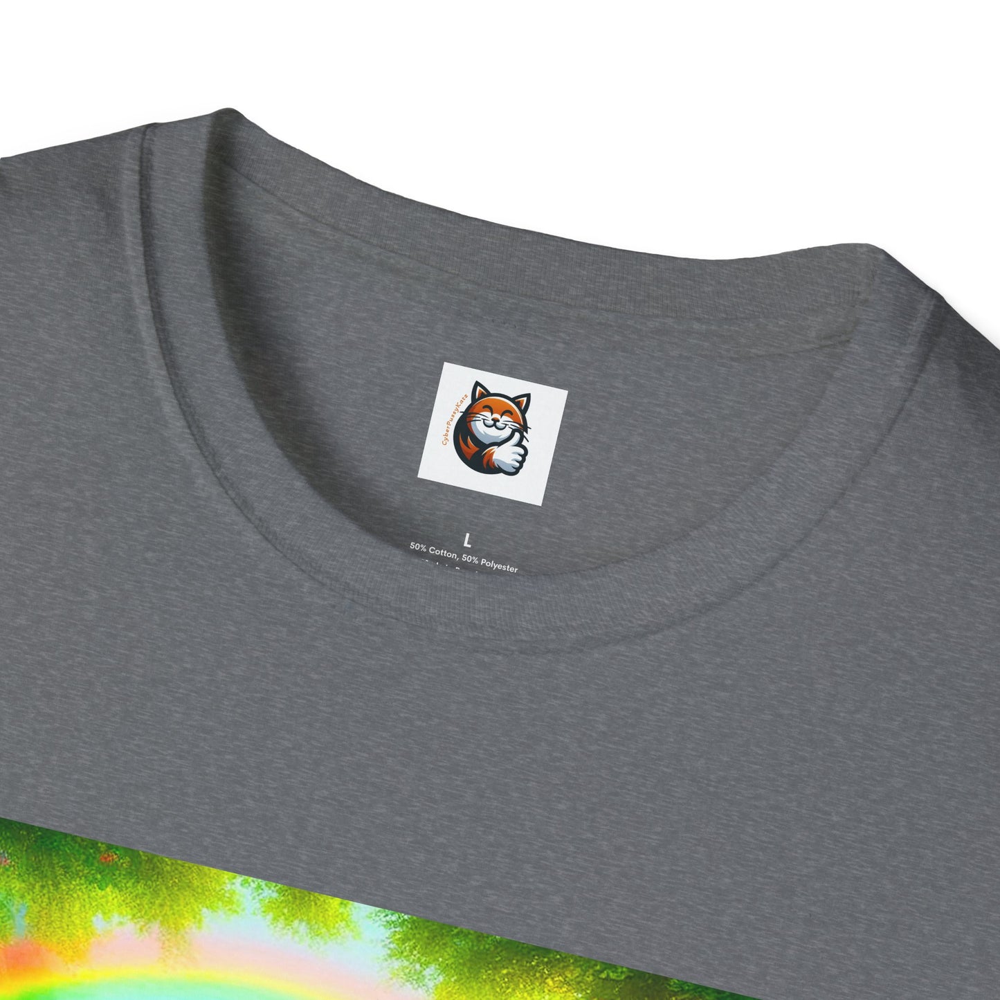 Siberian Cat pretty garden shirt