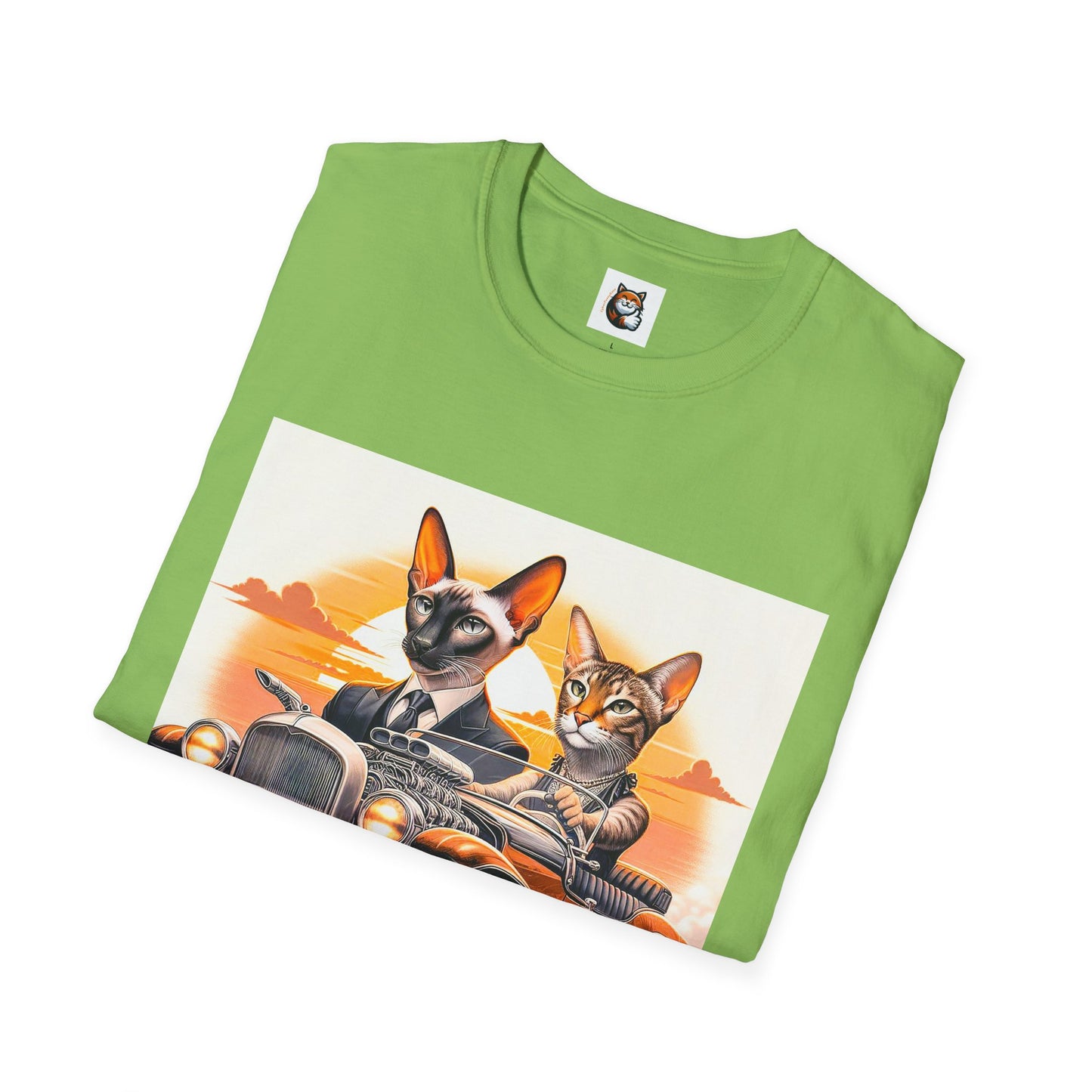 Wacky Oriental Shorthair Unisex Softstyle T-Shirt