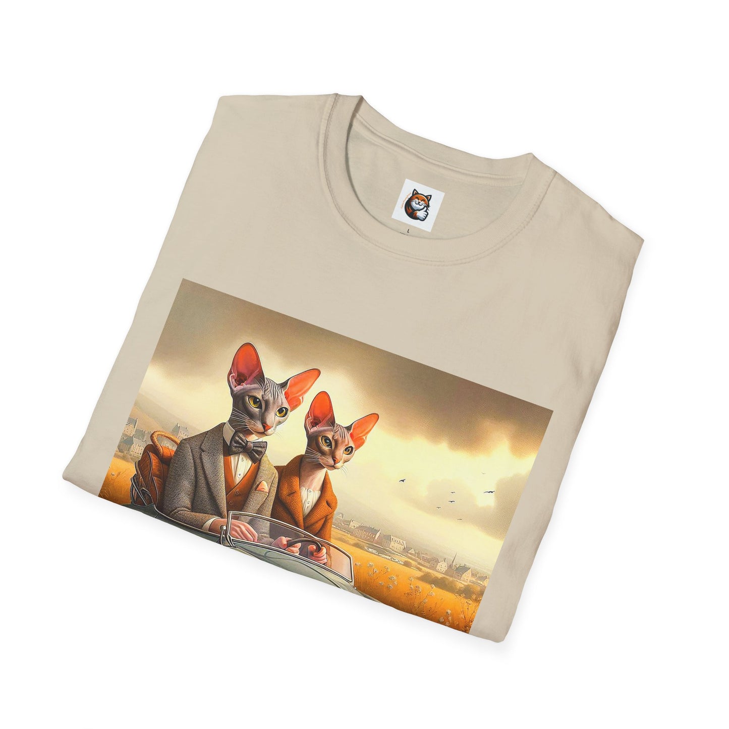 Wacky Oriental Shorthair Unisex Softstyle T-Shirt