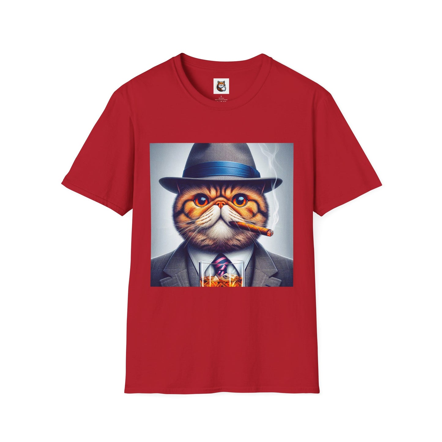 Exotic Shorthair Cat Unisex Softstyle T-Shirt