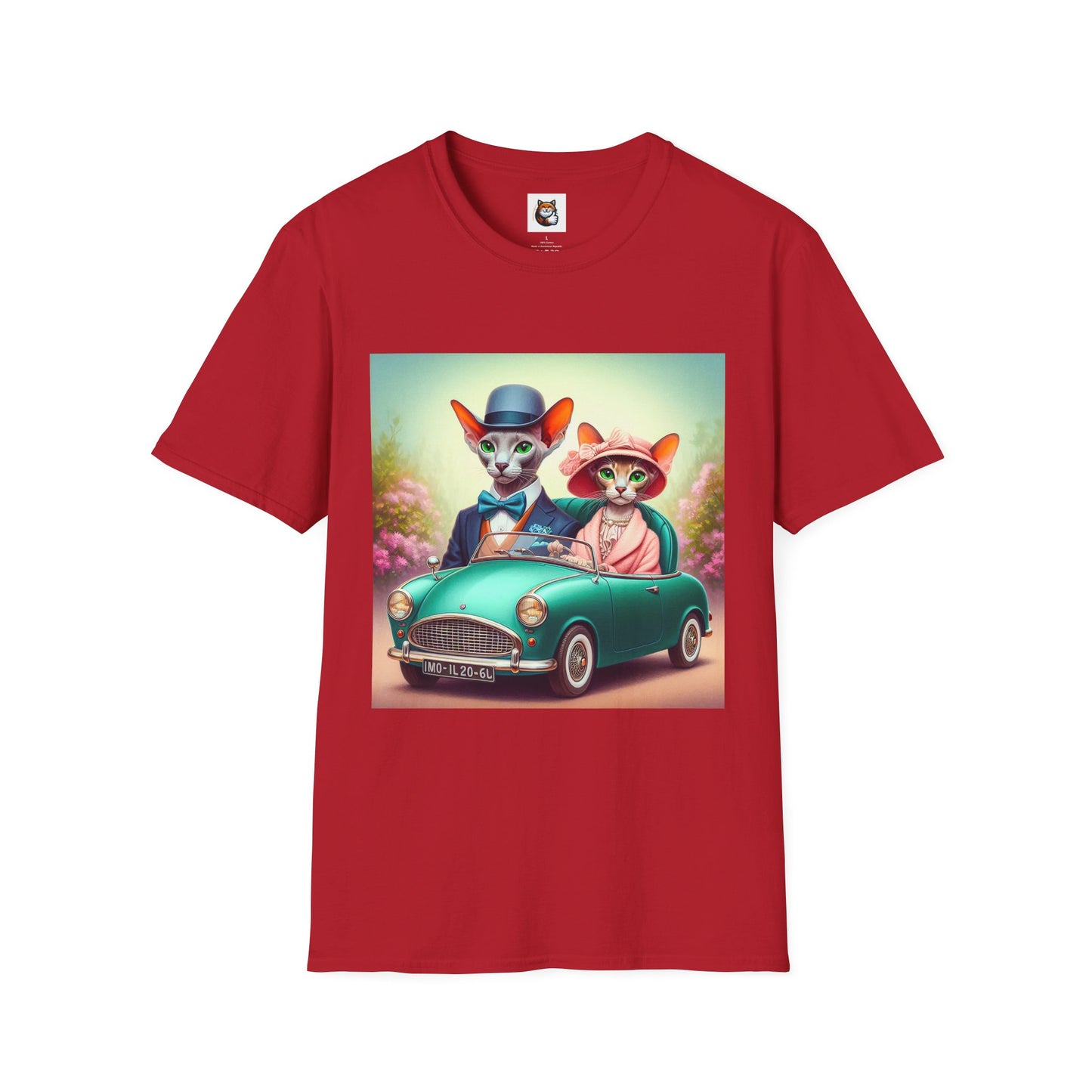 Wacky Oriental Shorthair Unisex Softstyle T-Shirt