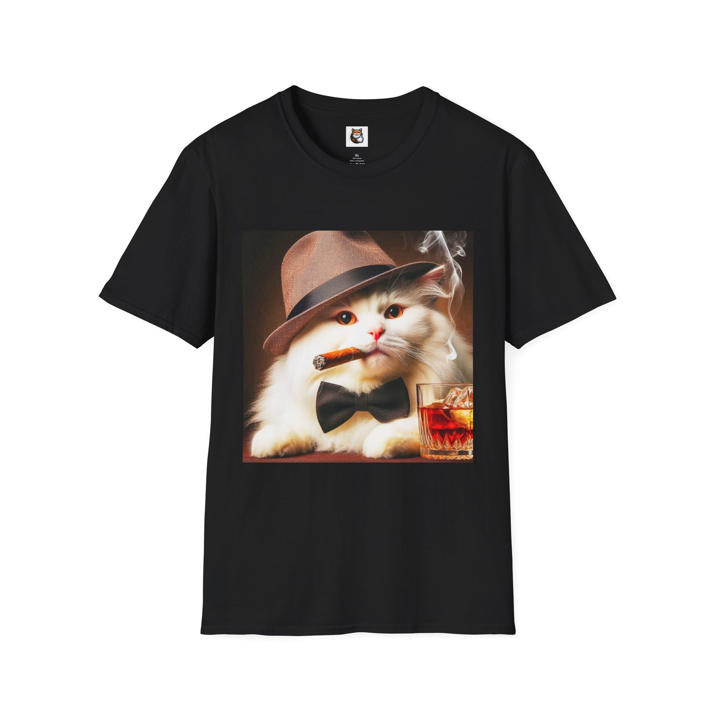 Siberian Cat bar smoking shirt