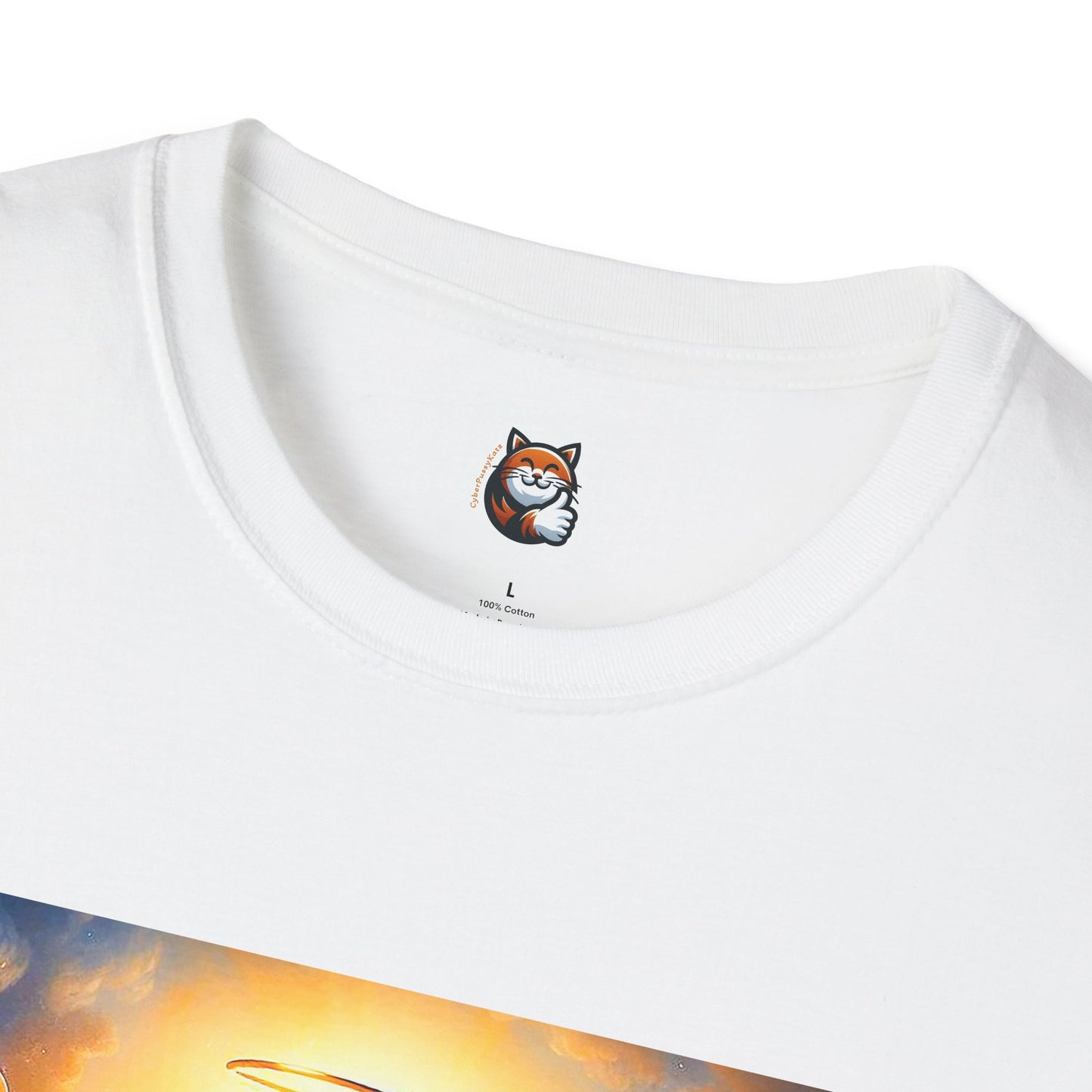 Scottish Fold Cat golden Angel T-Shirt