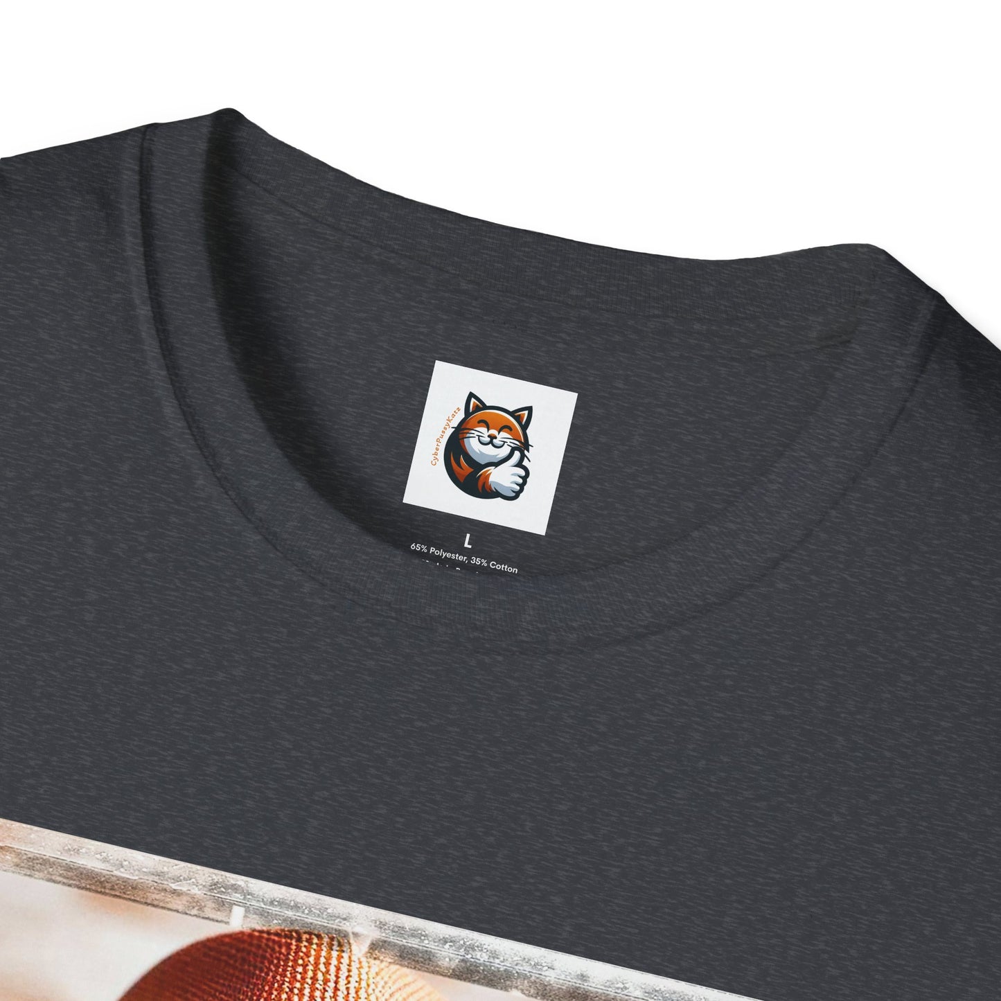 Abyssinian hat and tie Unisex Softstyle T-Shirt