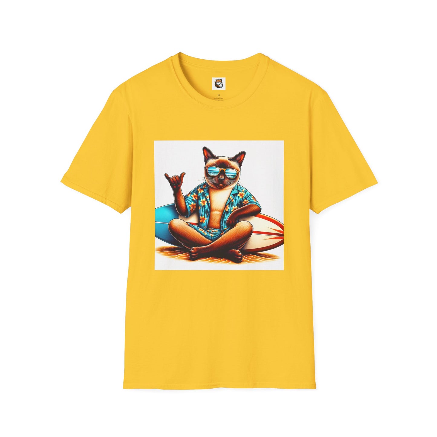 Siamese Cat surfing