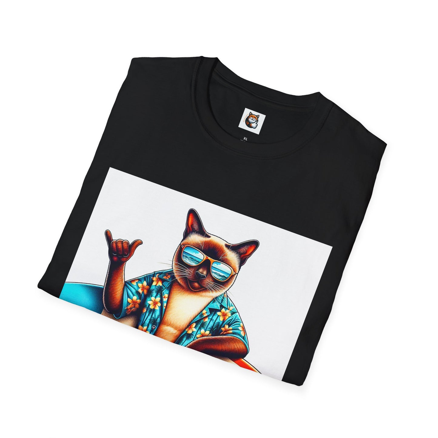 Siamese Cat surfing