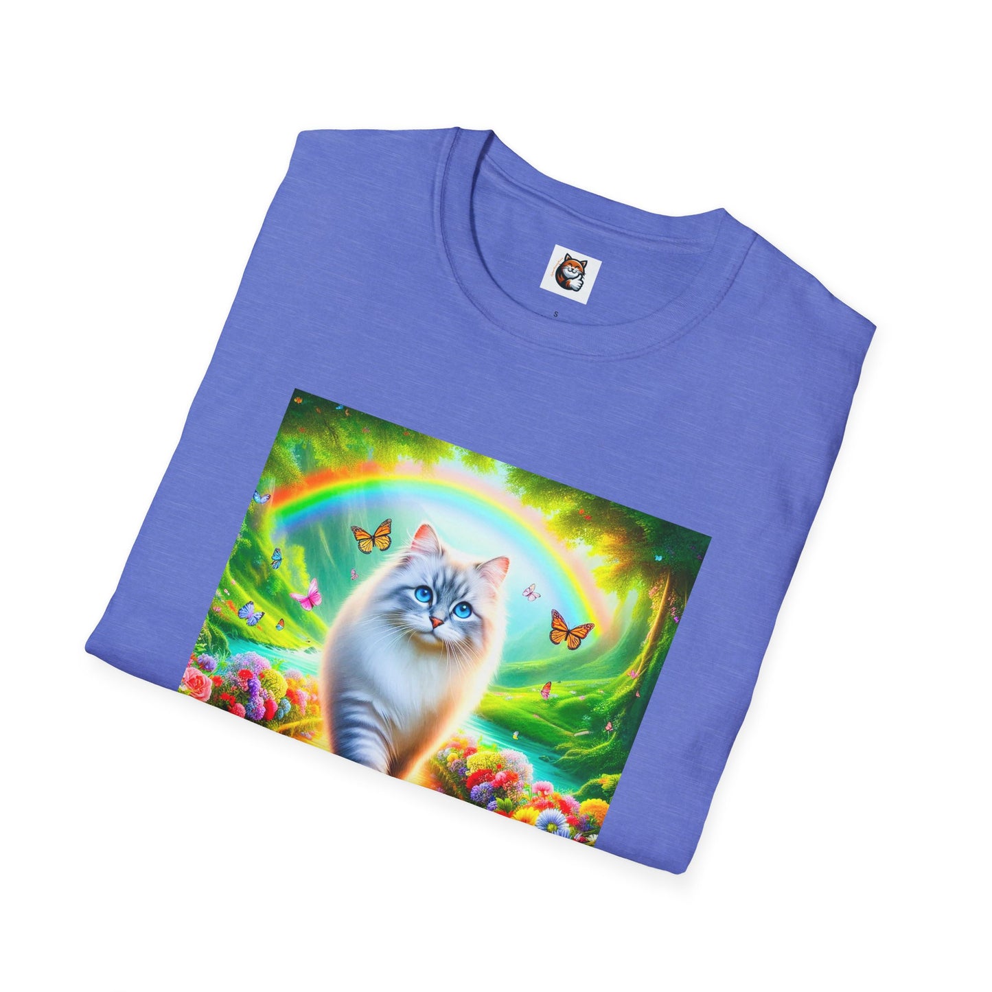 Siberian Cat pretty garden shirt
