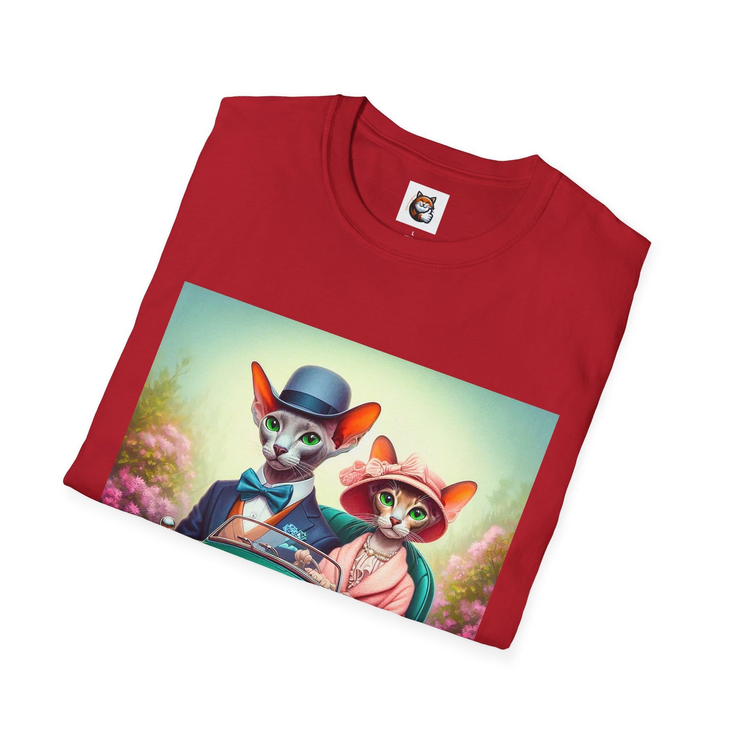 Wacky Oriental Shorthair Unisex Softstyle T-Shirt