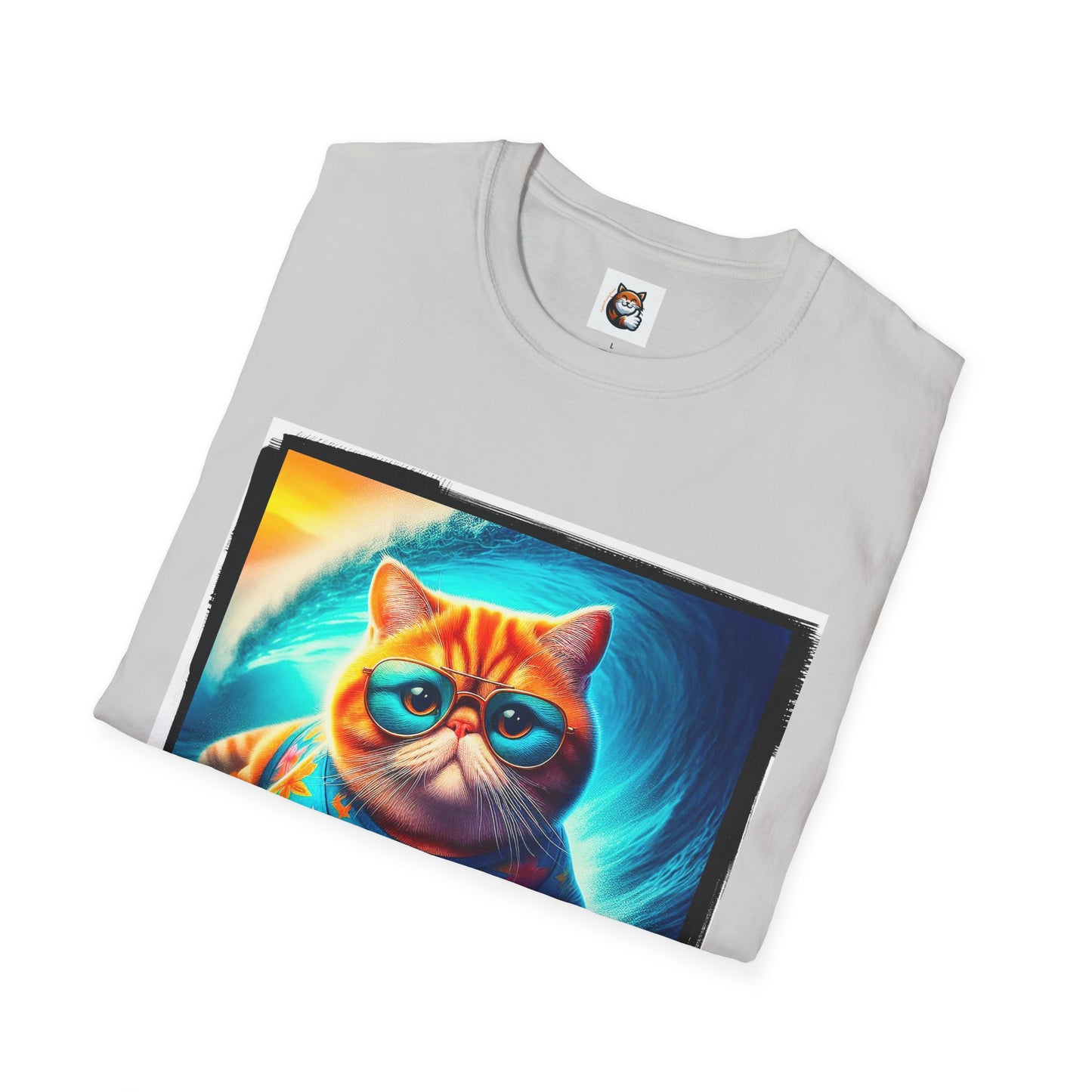 Exotic Shorthair Cat Unisex Softstyle T-Shirt