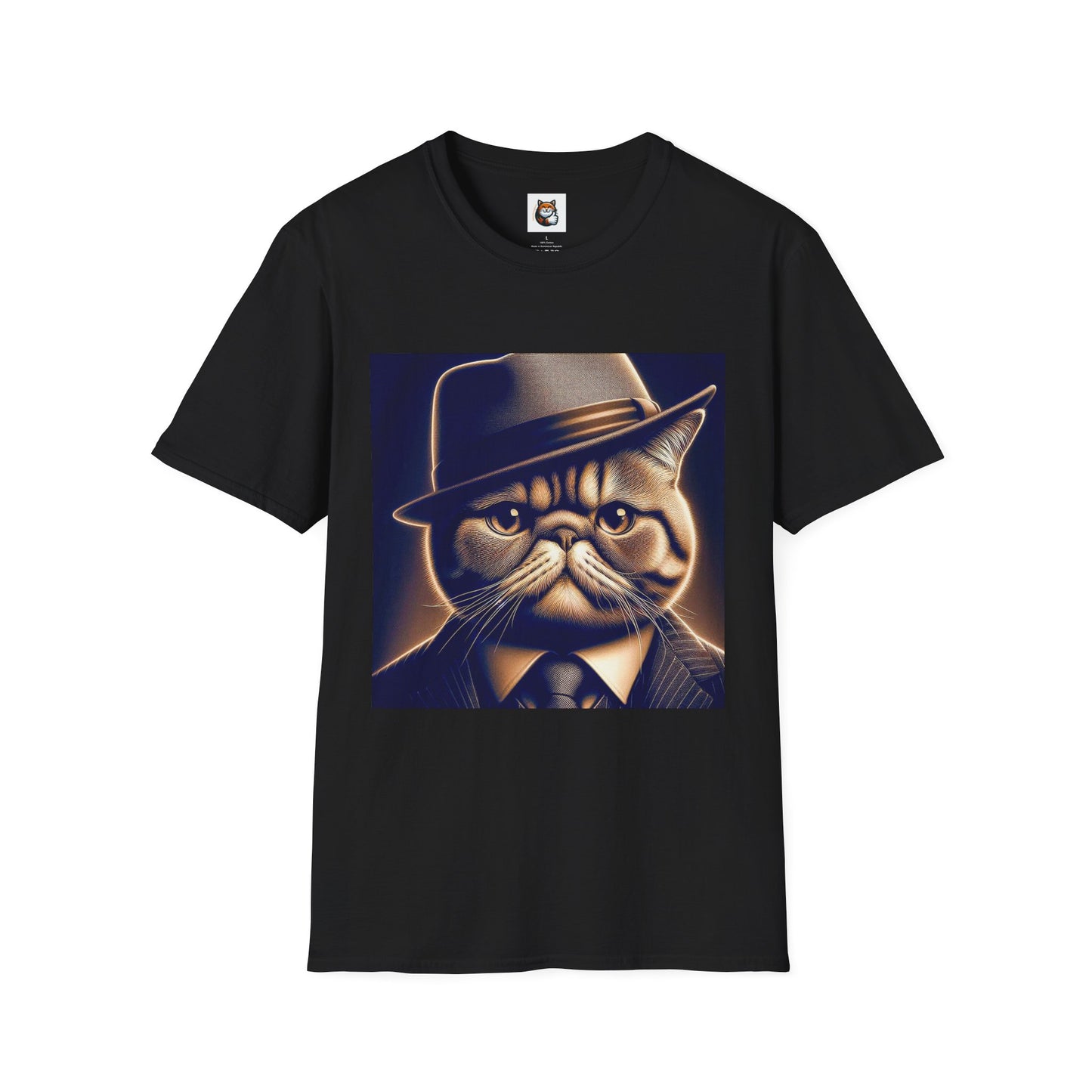 Exotic Shorthair Cat Unisex Softstyle T-Shirt