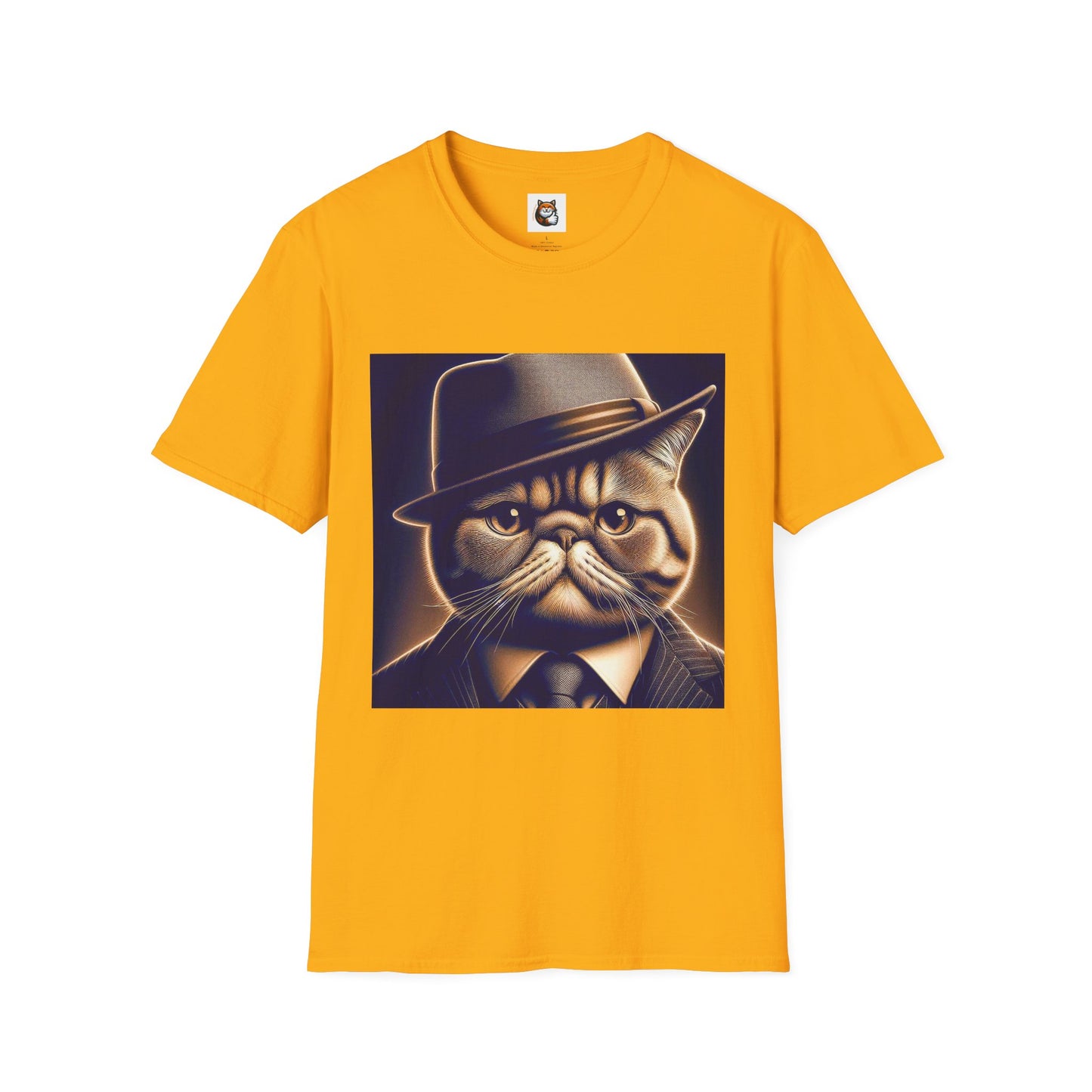 Exotic Shorthair Cat Unisex Softstyle T-Shirt
