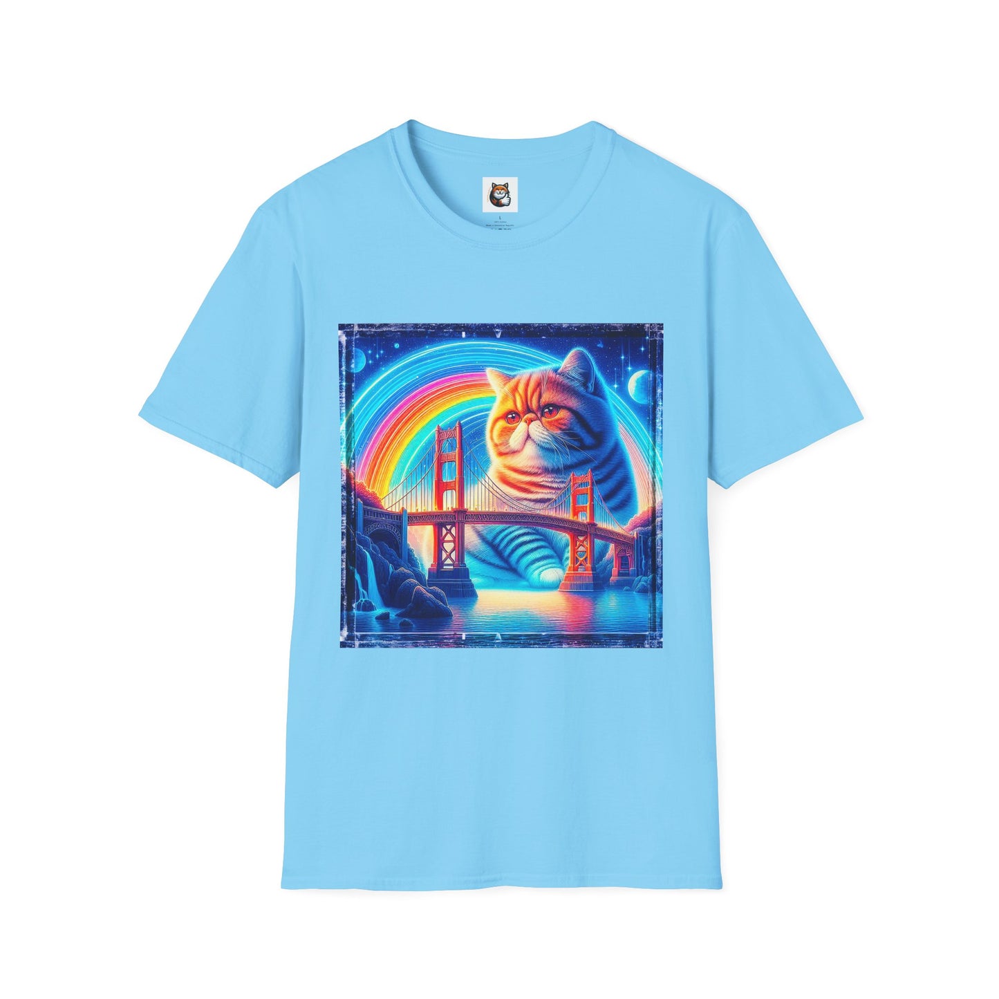 Exotic Shorthair Cat Unisex Softstyle T-Shirt