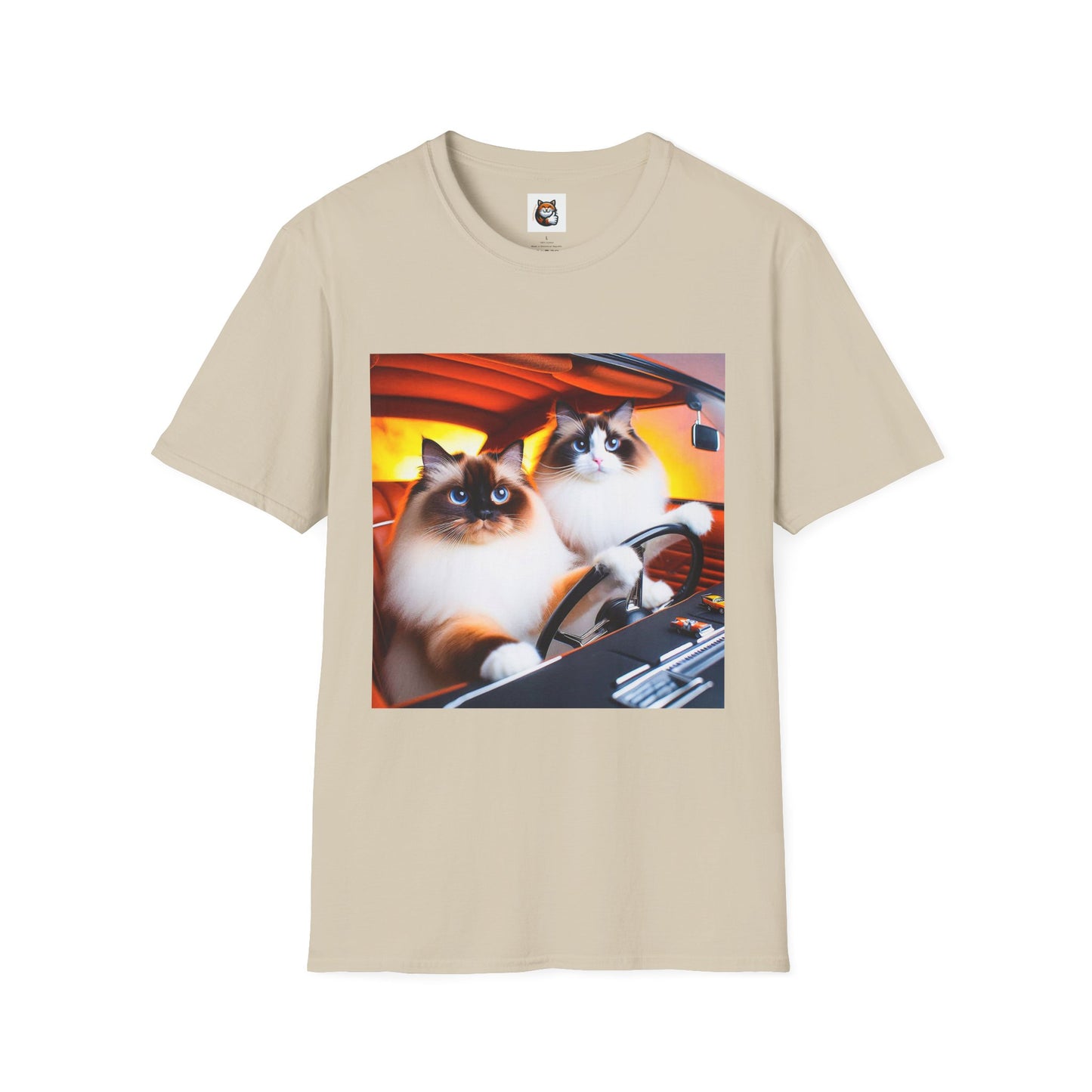 Wacky Ragdoll Unisex Softstyle T-Shirt