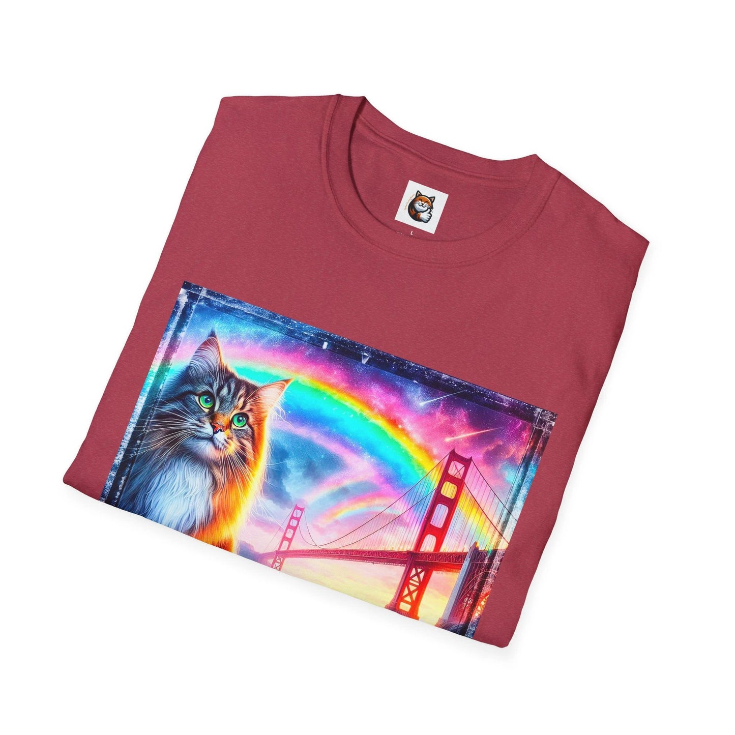 Norwegian Forest Cat Unisex Softstyle T-Shirt by Printify
