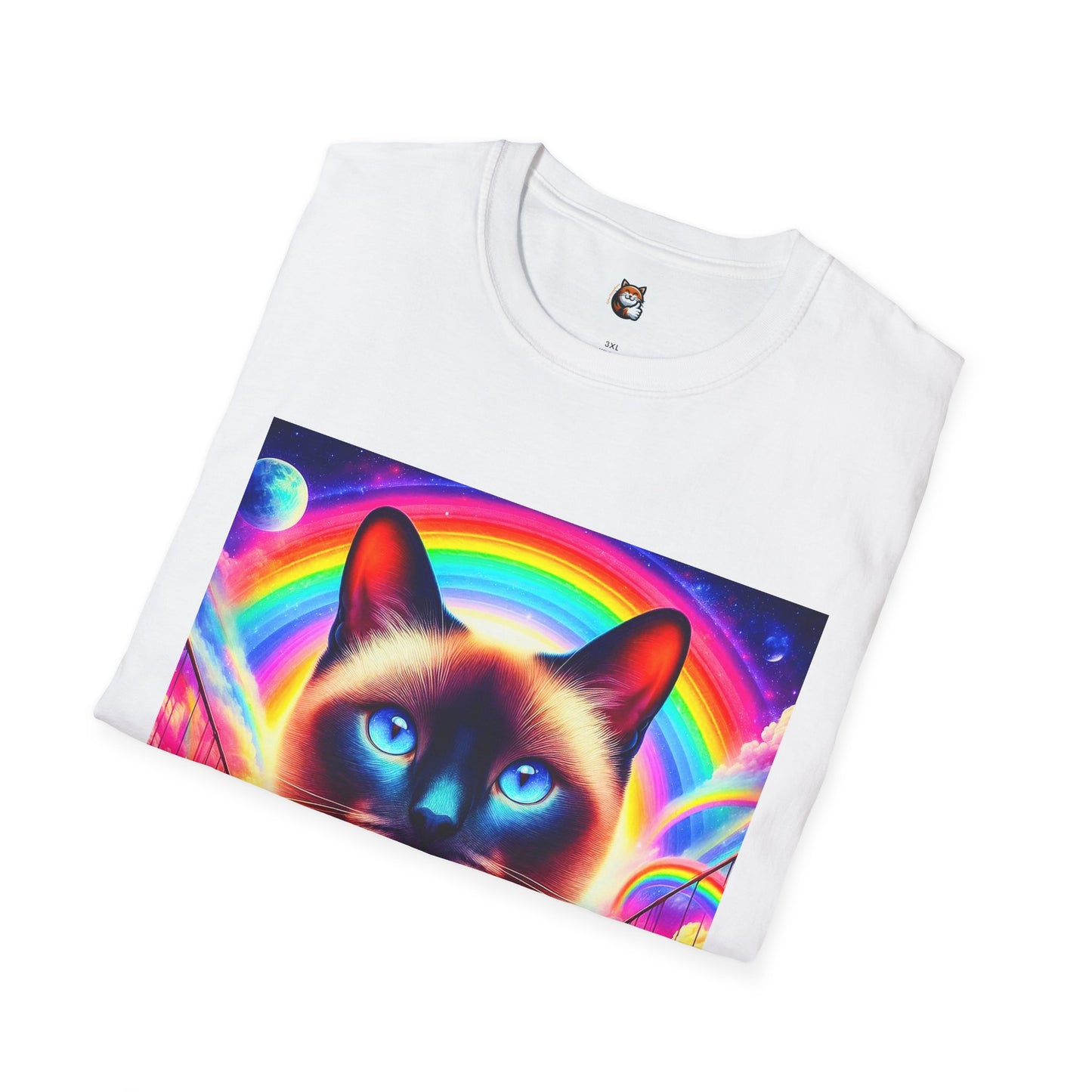 Siamese Cat floating kitty shirt