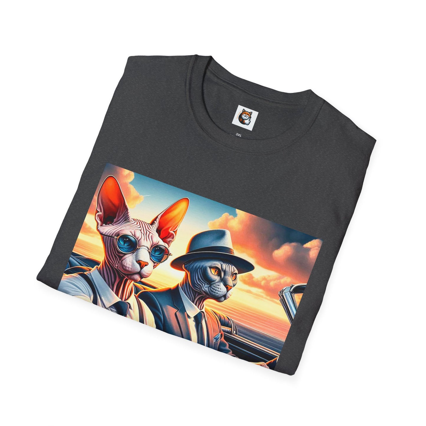 Wacky Sphynx Cat friends driving