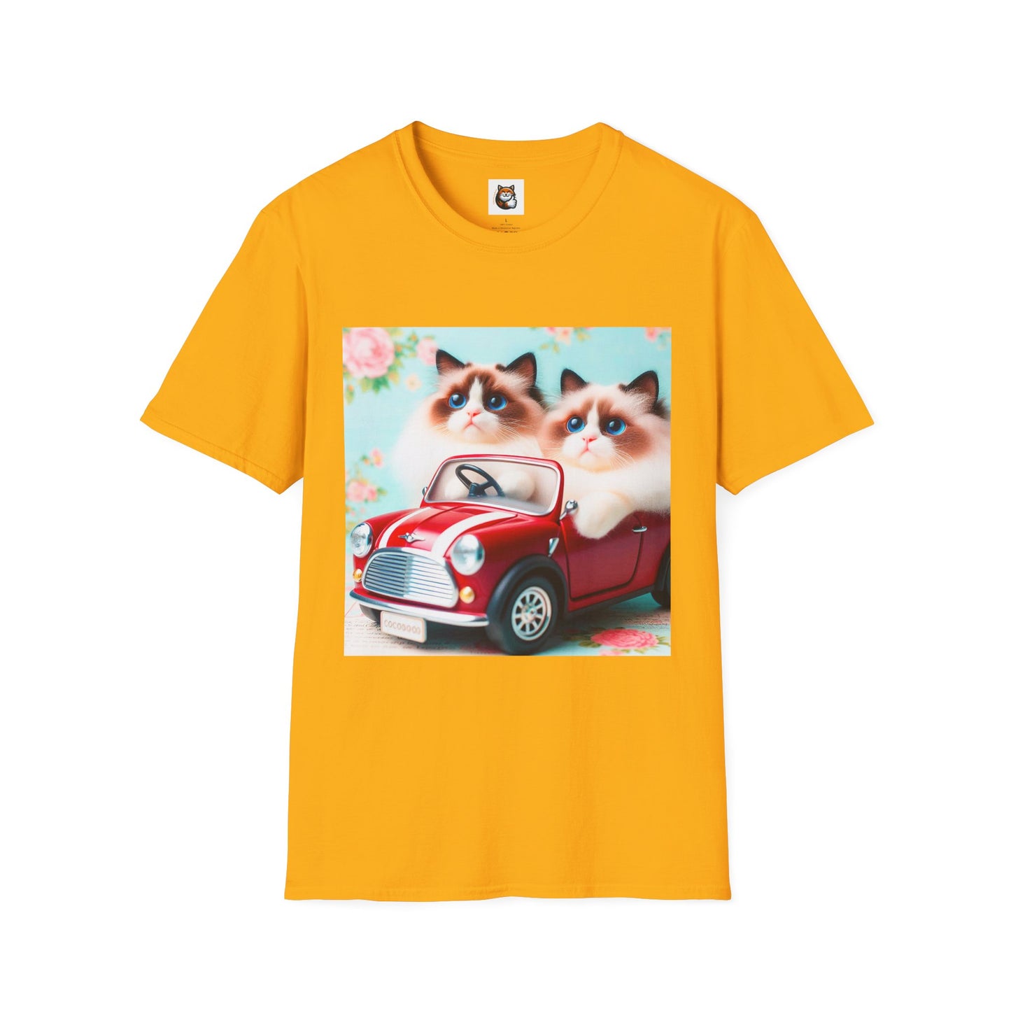 Wacky Ragdoll Unisex Softstyle T-Shirt