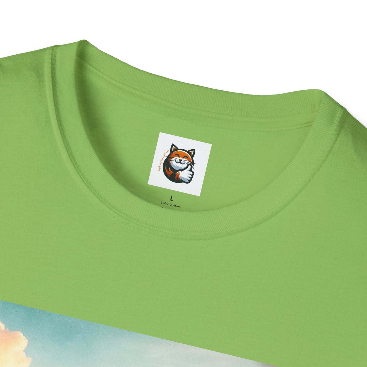 Wacky Norwegian Forest Cat Unisex Softstyle T-Shirt