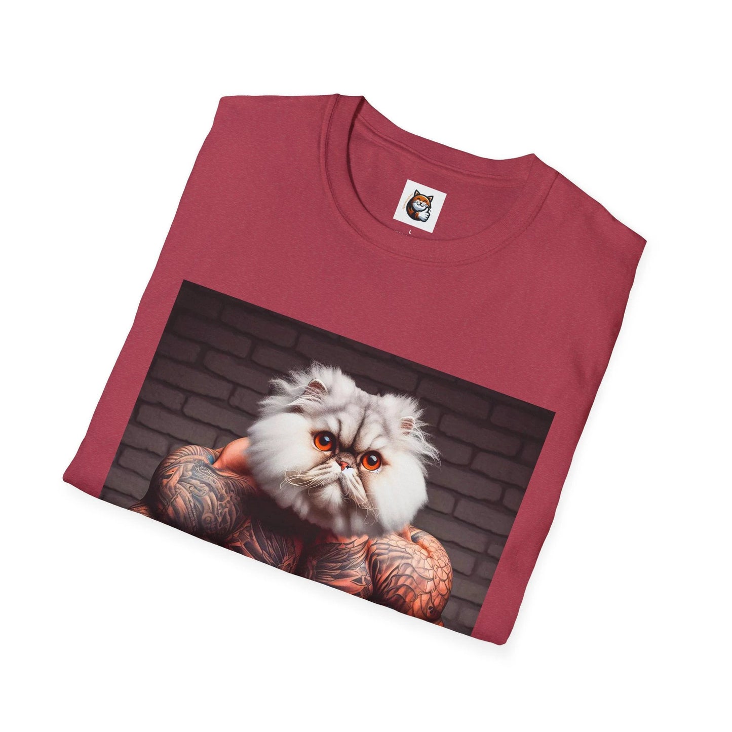 Selkirk Rex Cat T-Shirt arms by Printify