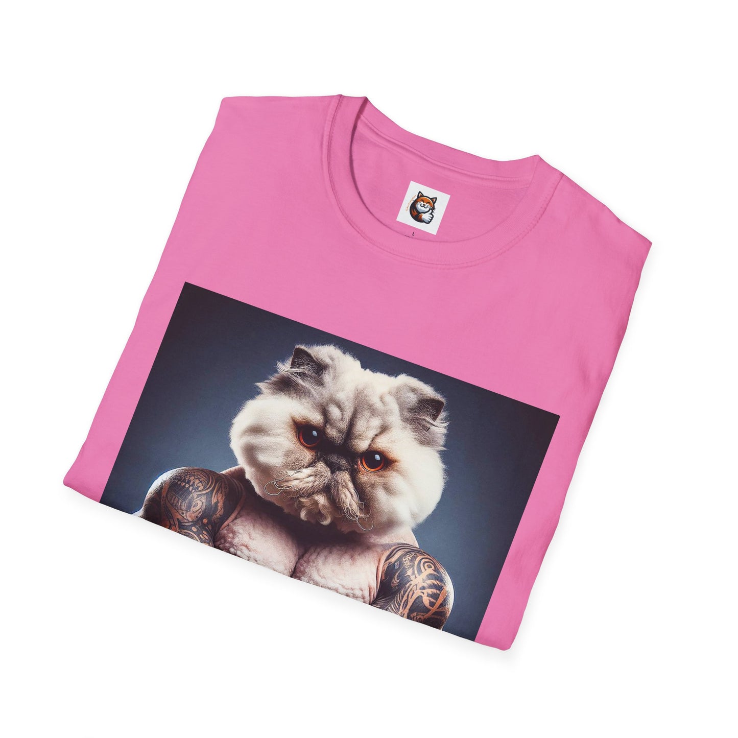Selkirk Rex Cat T-Shirt - gym day