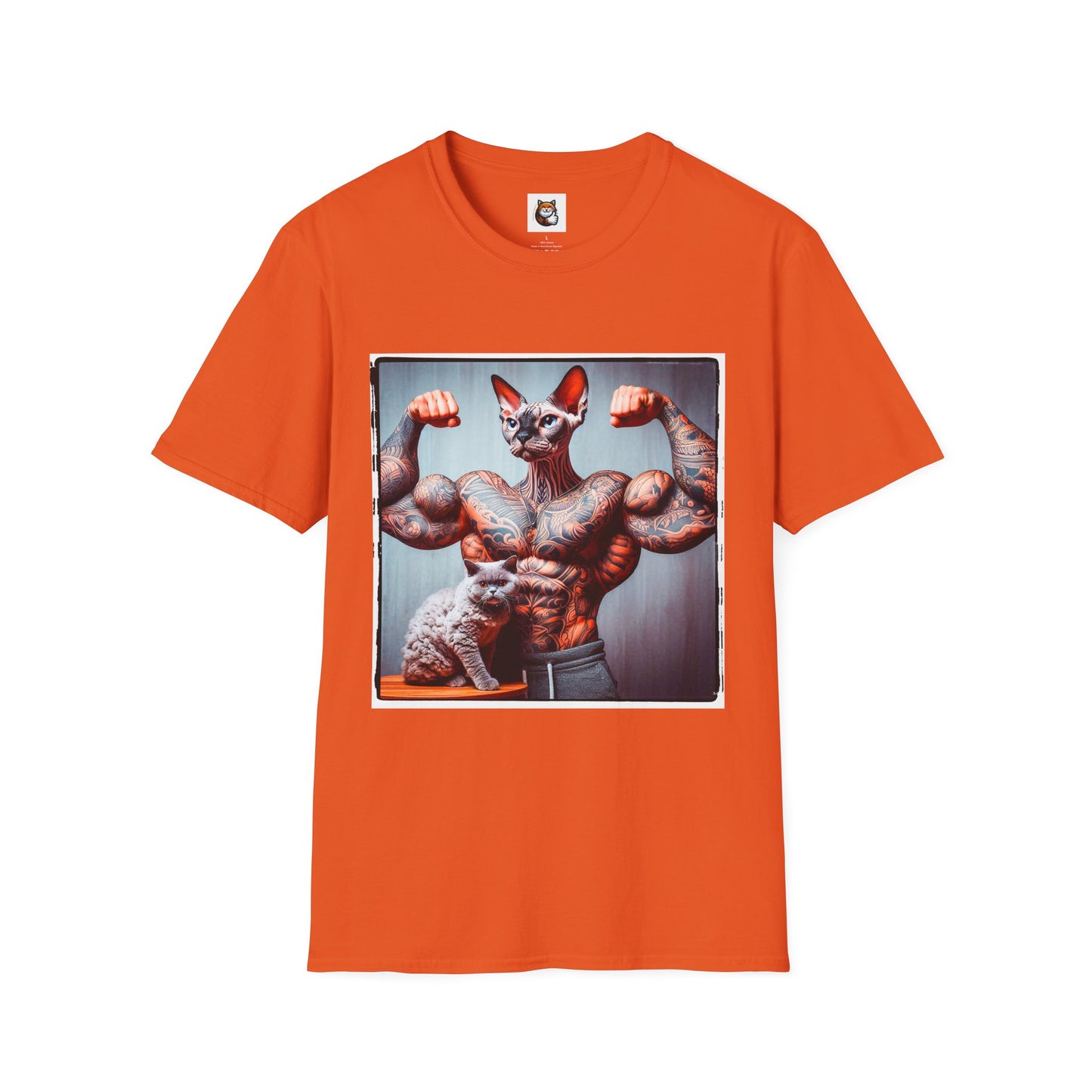 Devon Rex Cat Unisex Softstyle T-Shirt