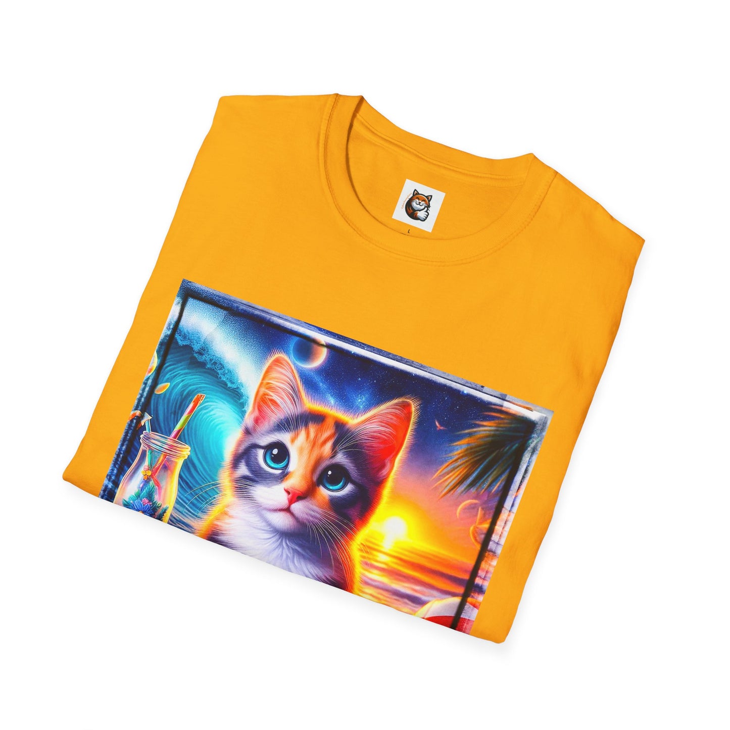 Domestic Cat Unisex Softstyle T-Shirt