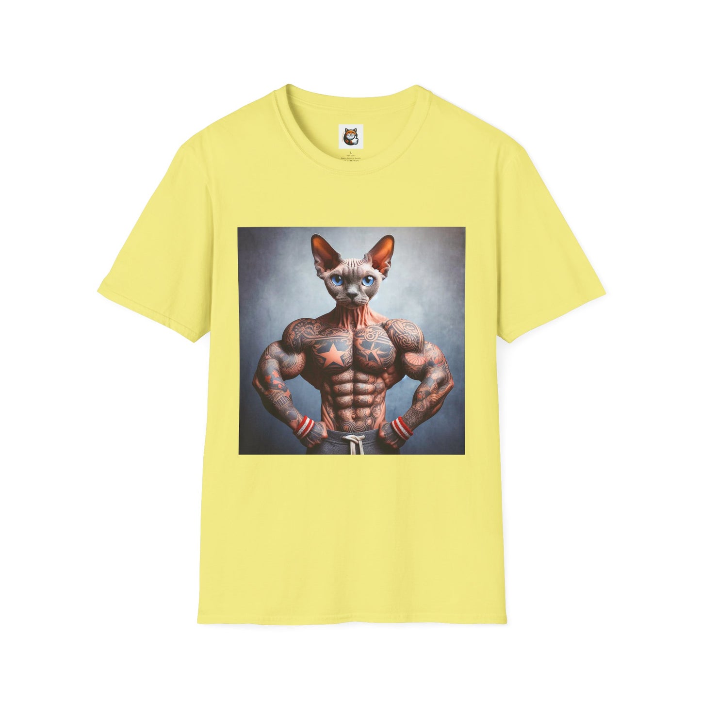 Devon Rex Cat Unisex Softstyle T-Shirt