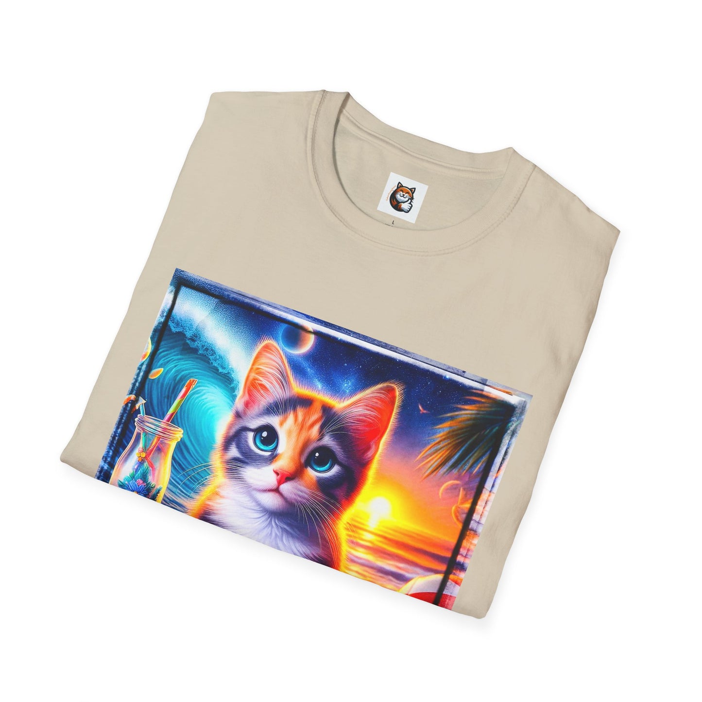 Domestic Cat Unisex Softstyle T-Shirt
