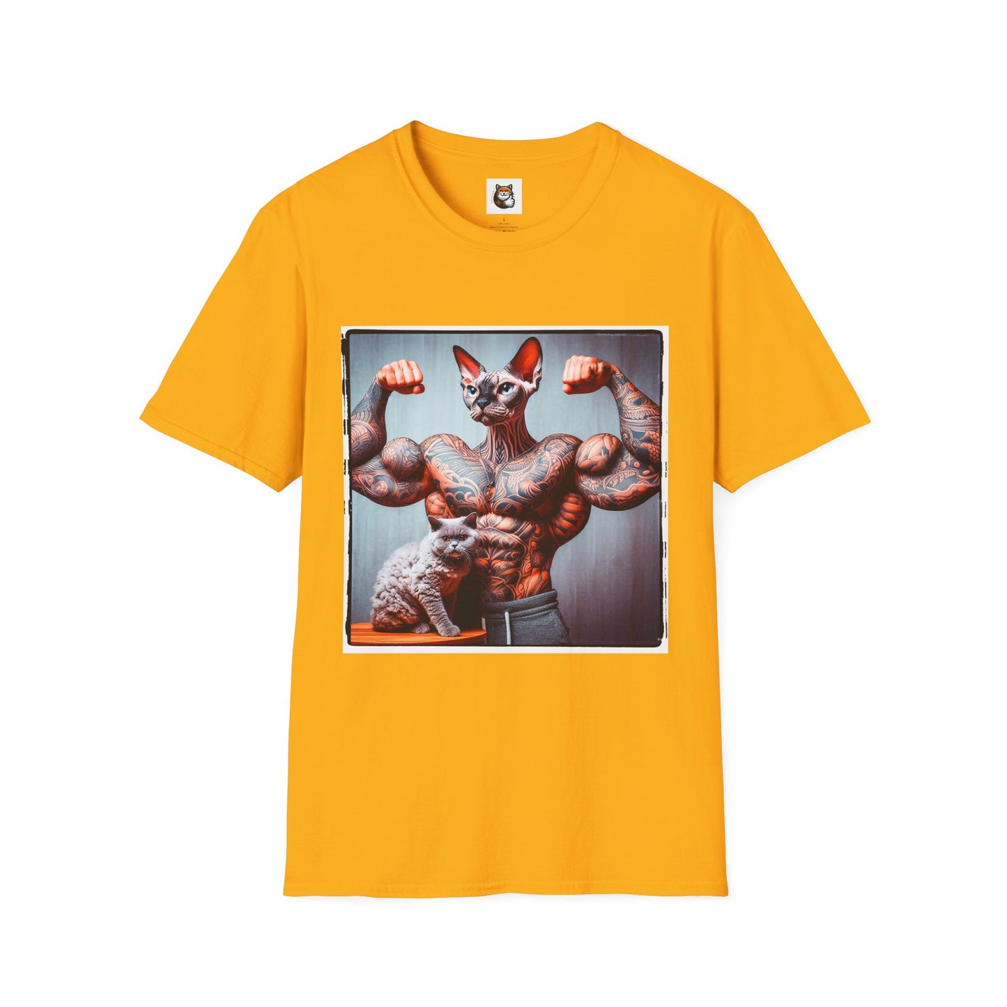 Devon Rex Cat Unisex Softstyle T-Shirt