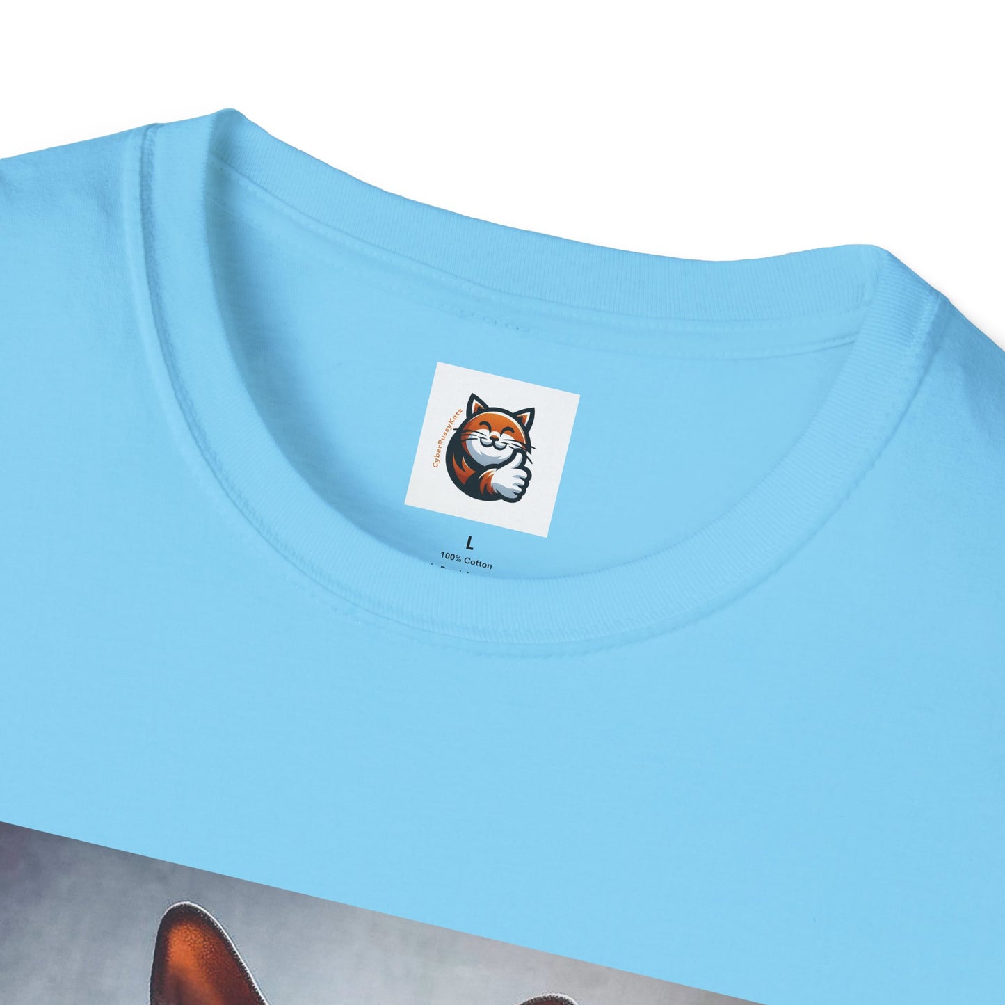 Devon Rex Cat Unisex Softstyle T-Shirt