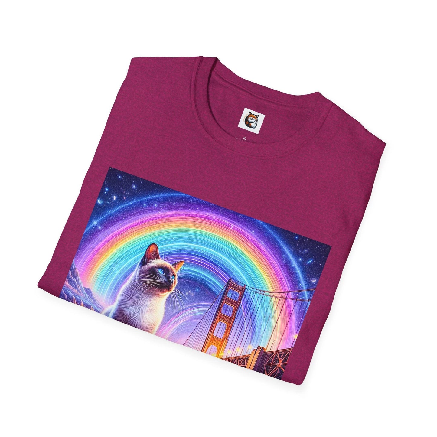 Siamese Cat rainbow by Printify