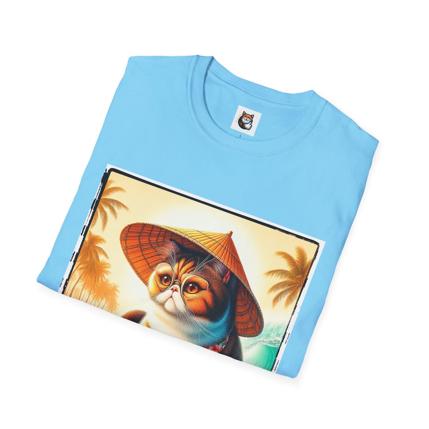 Exotic Shorthair Cat Unisex Softstyle T-Shirt