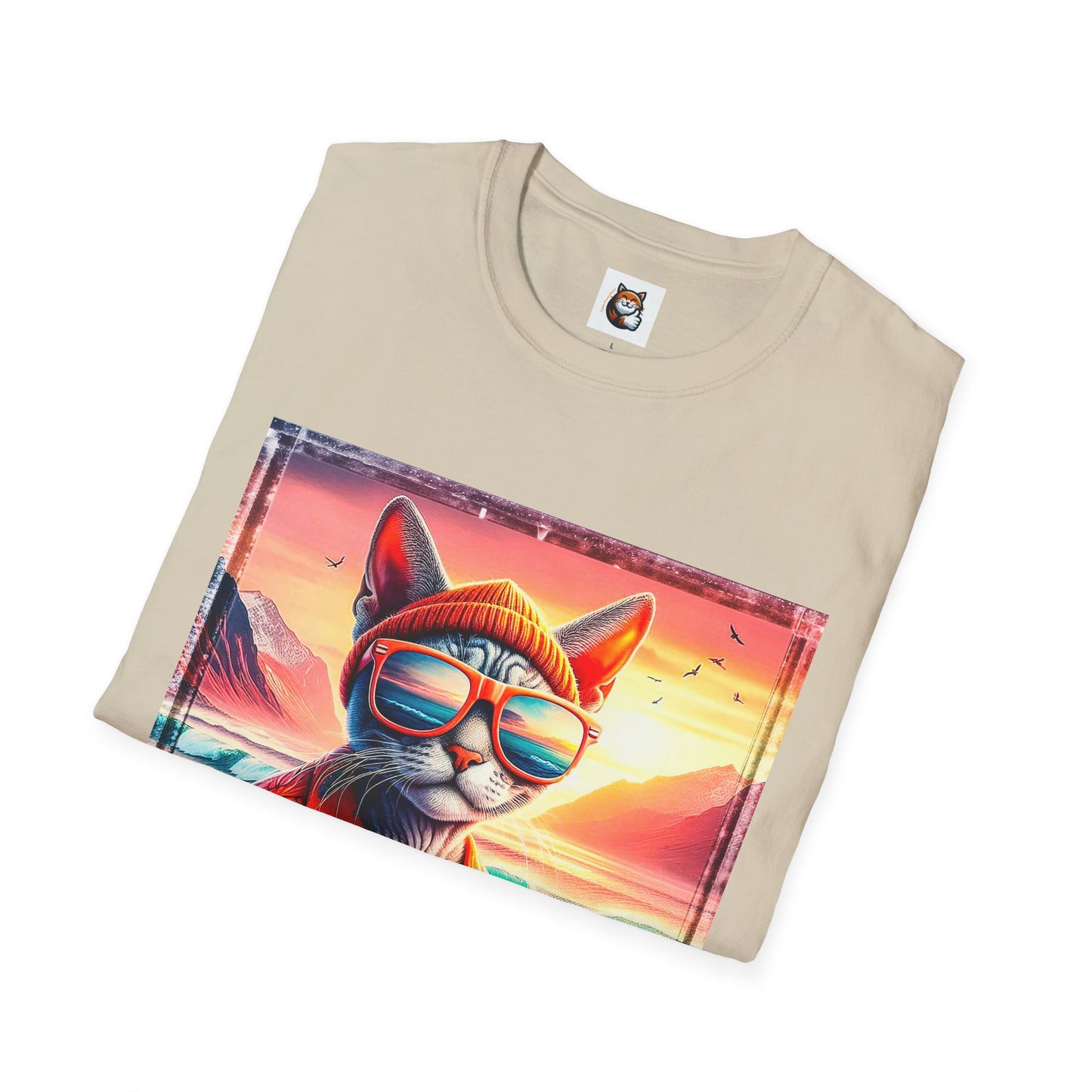 Devon Rex Cat Unisex Softstyle T-Shirt