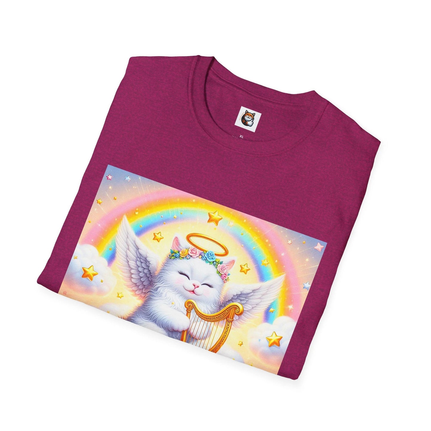 Siberian Cat harp playing shirt by Printify