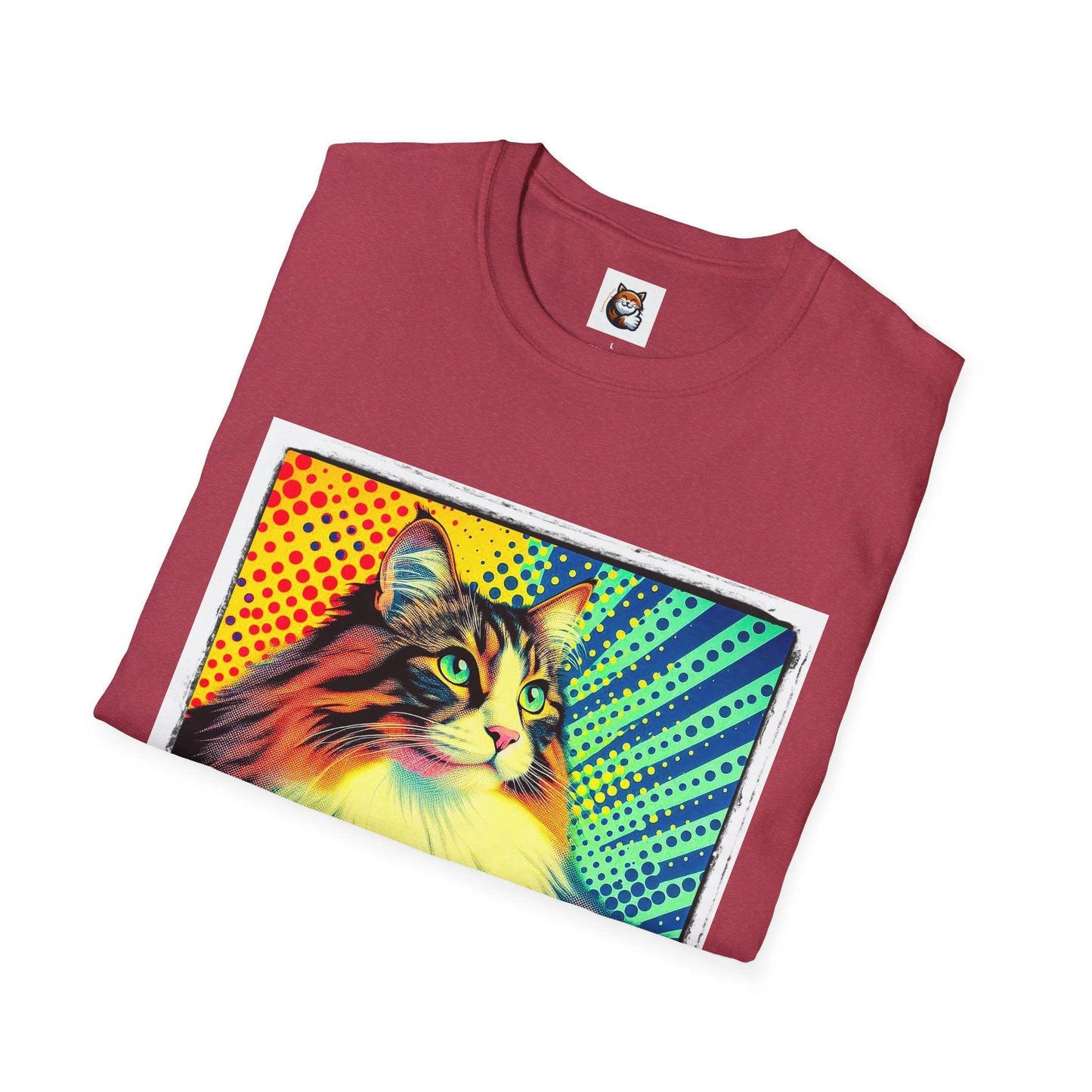 Norwegian Forest Cat Unisex Softstyle T-Shirt by Printify