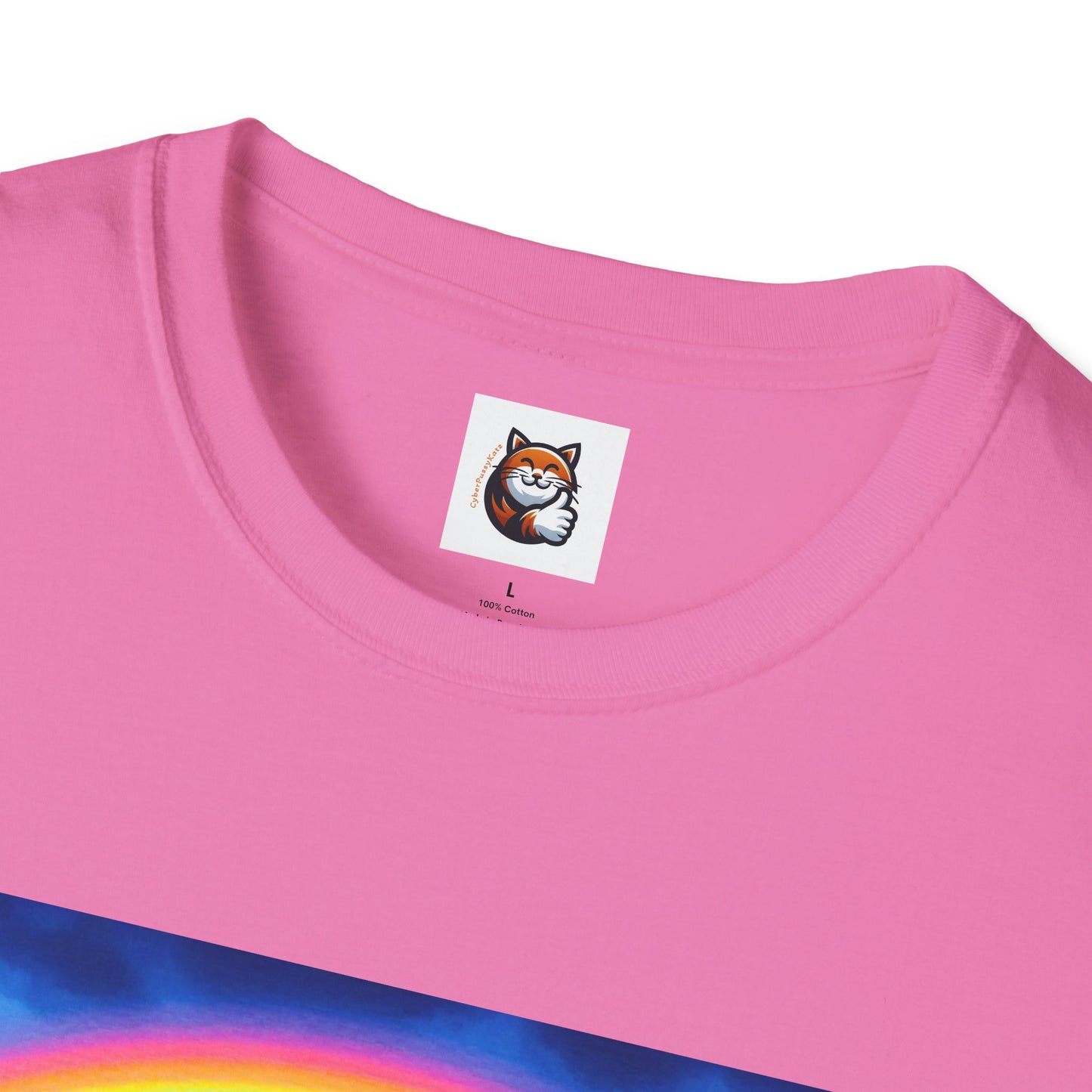 Russian Blue Cat Unisex Softstyle T-Shirt