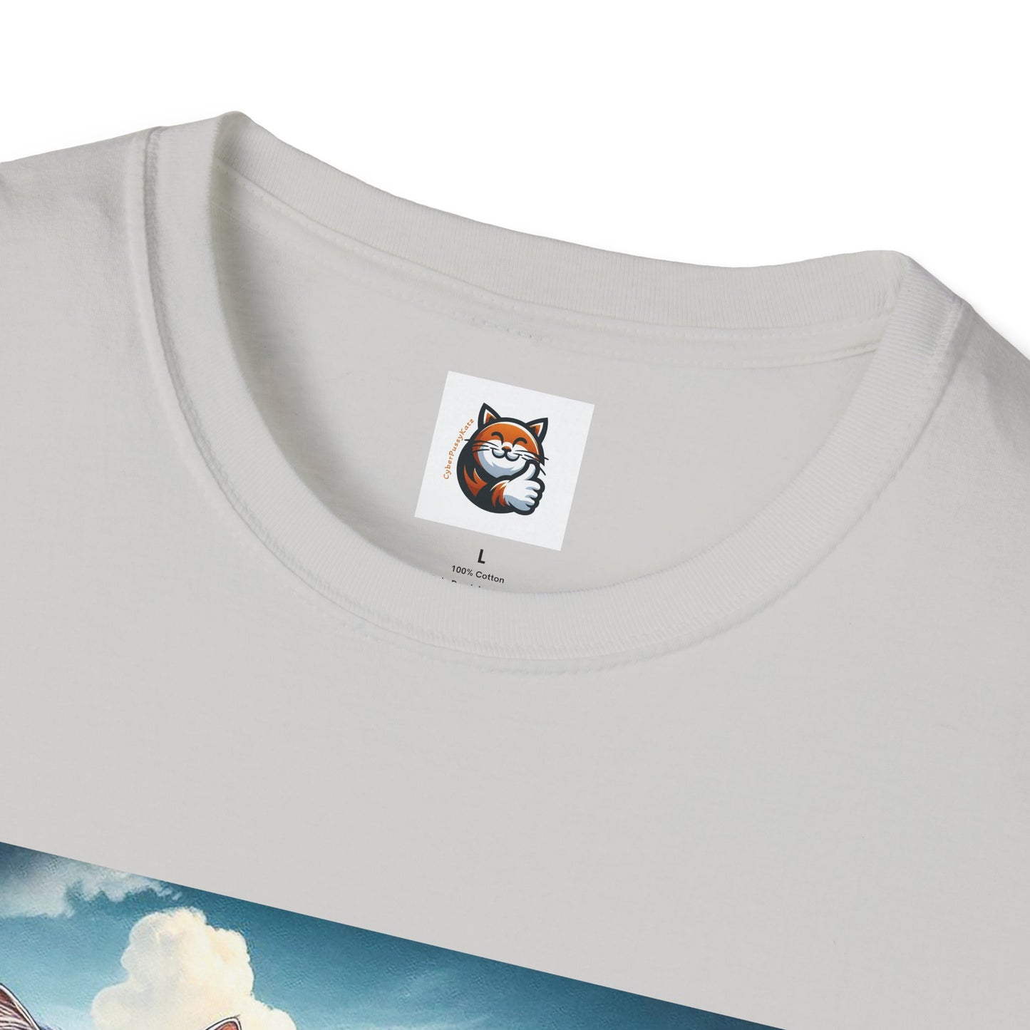 Wacky Norwegian Forest Cat Unisex Softstyle T-Shirt