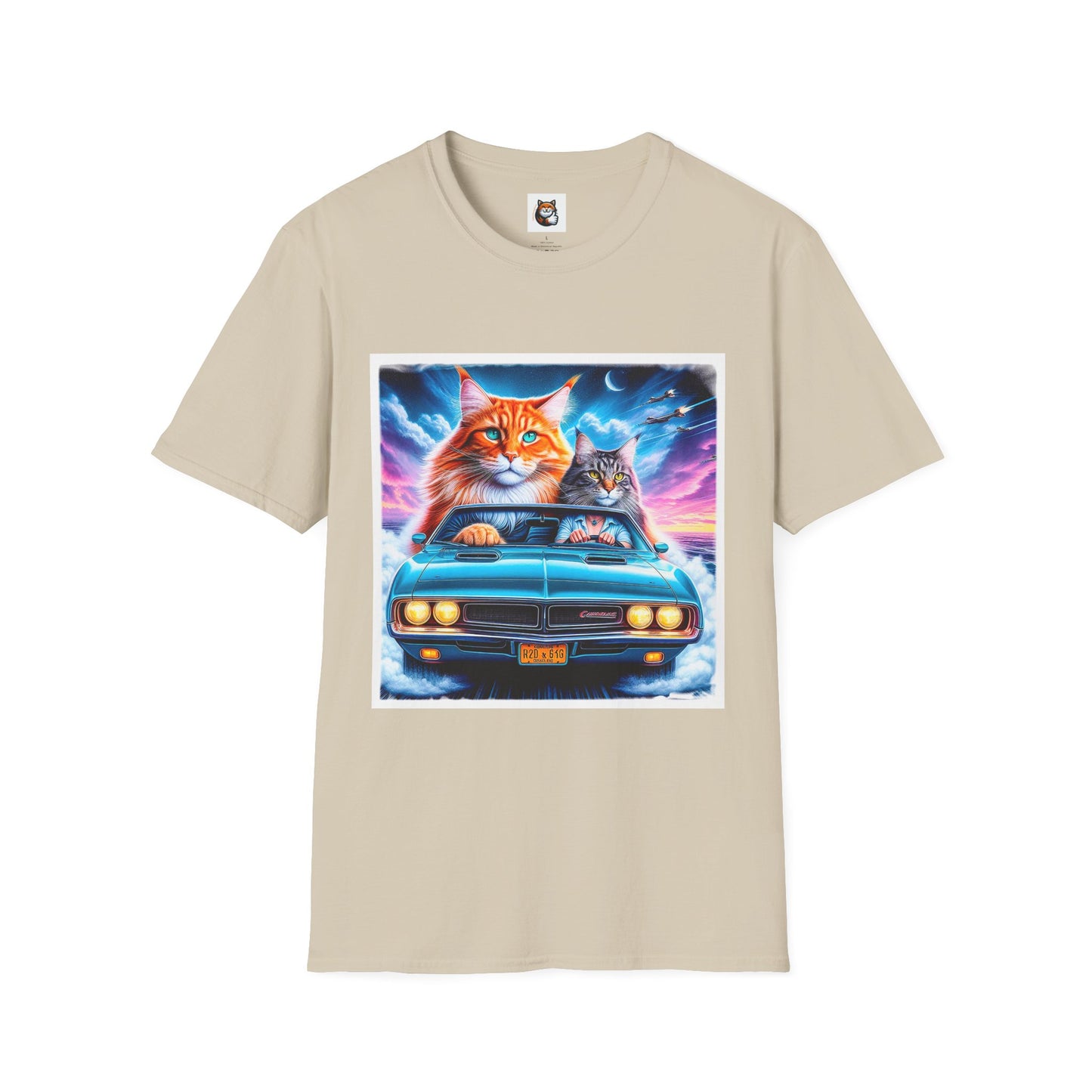 Wacky Maine Coon Unisex Softstyle T-Shirt