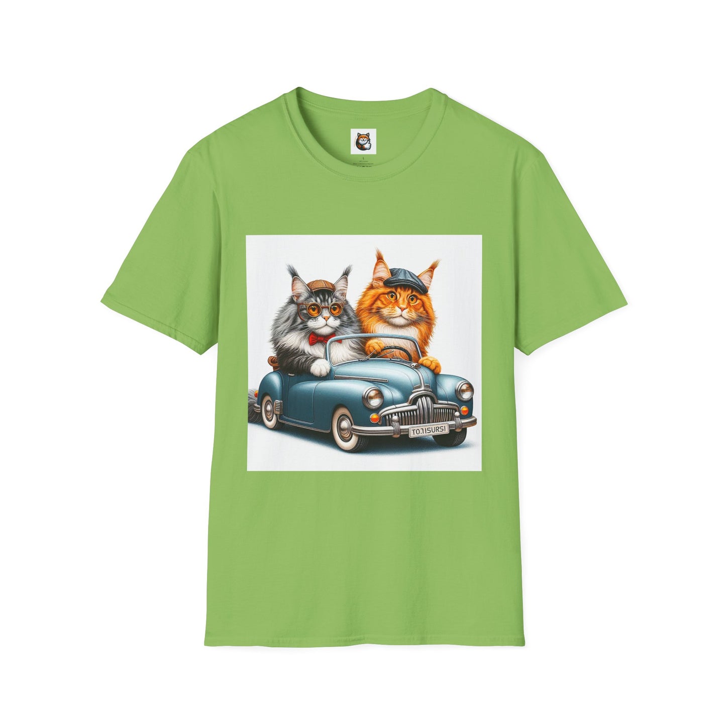 Wacky Maine Coon Unisex Softstyle T-Shirt