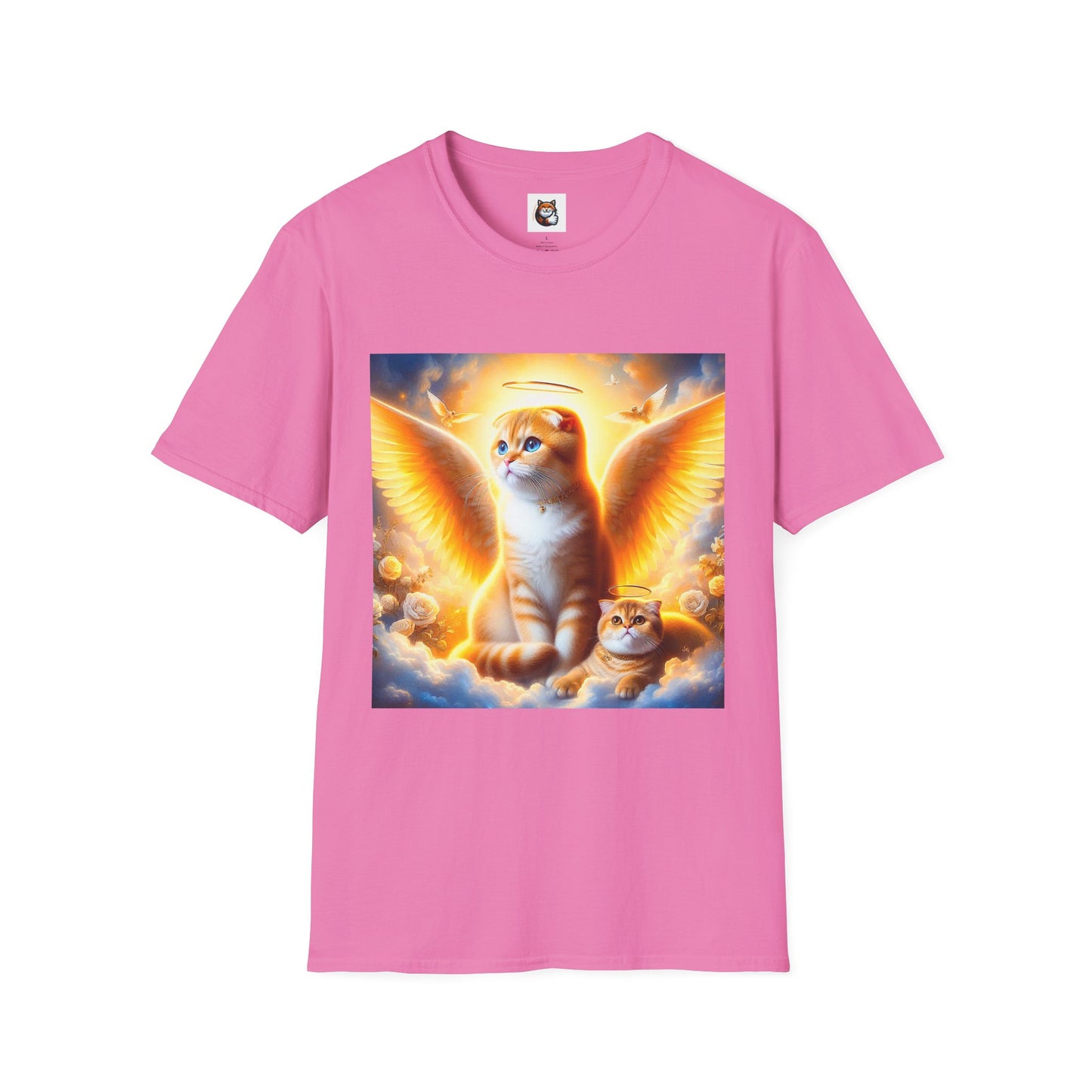 Scottish Fold Cat golden Angel T-Shirt