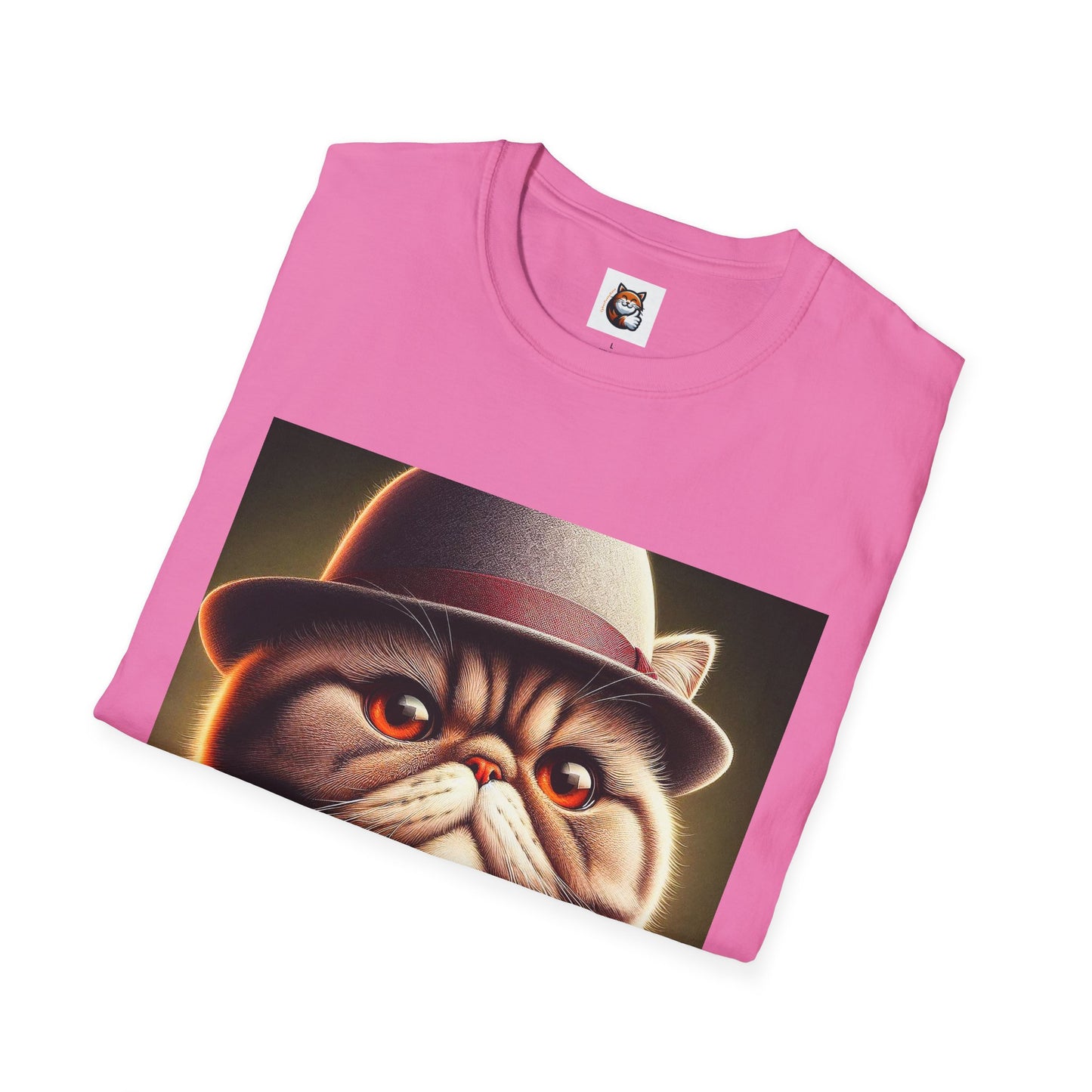 Exotic Shorthair Cat Unisex Softstyle T-Shirt