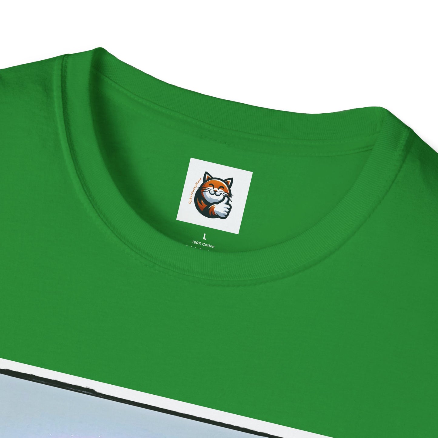Devon Rex Cat rainbow Softstyle T-Shirt