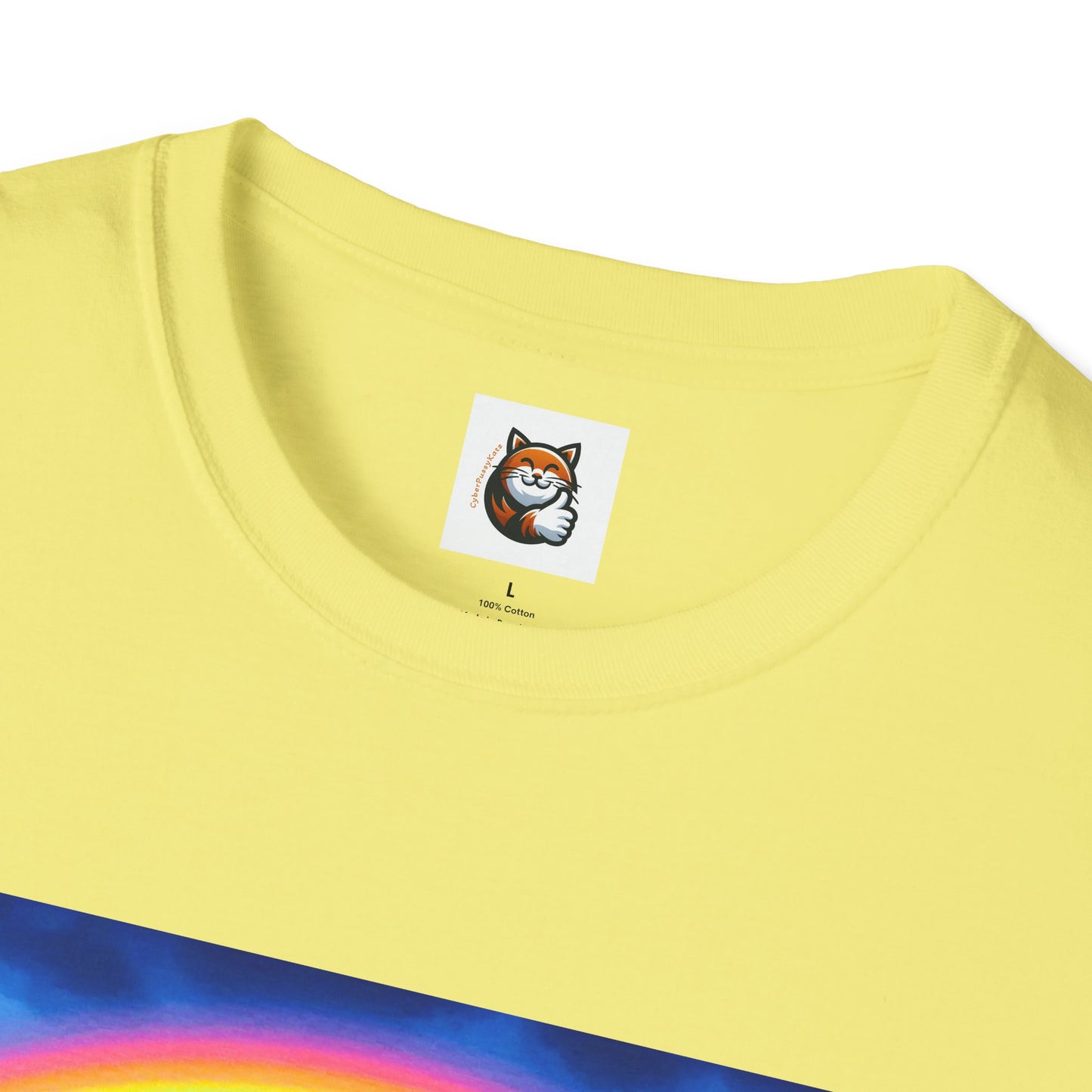 Russian Blue Cat Unisex Softstyle T-Shirt
