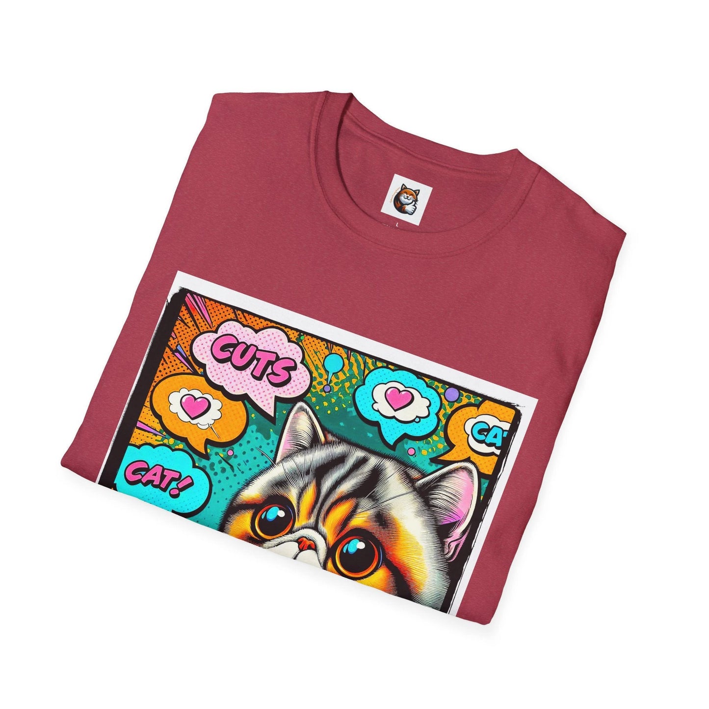 Exotic Shorthair Cat Unisex Softstyle T-Shirt by Printify