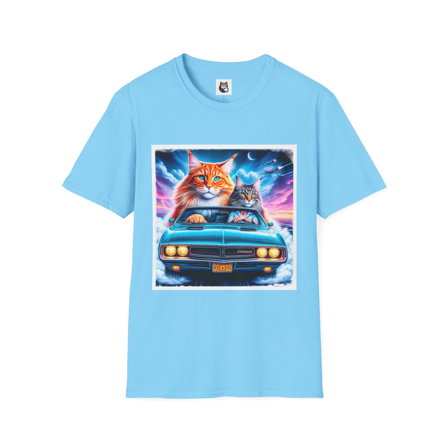 Wacky Maine Coon Unisex Softstyle T-Shirt