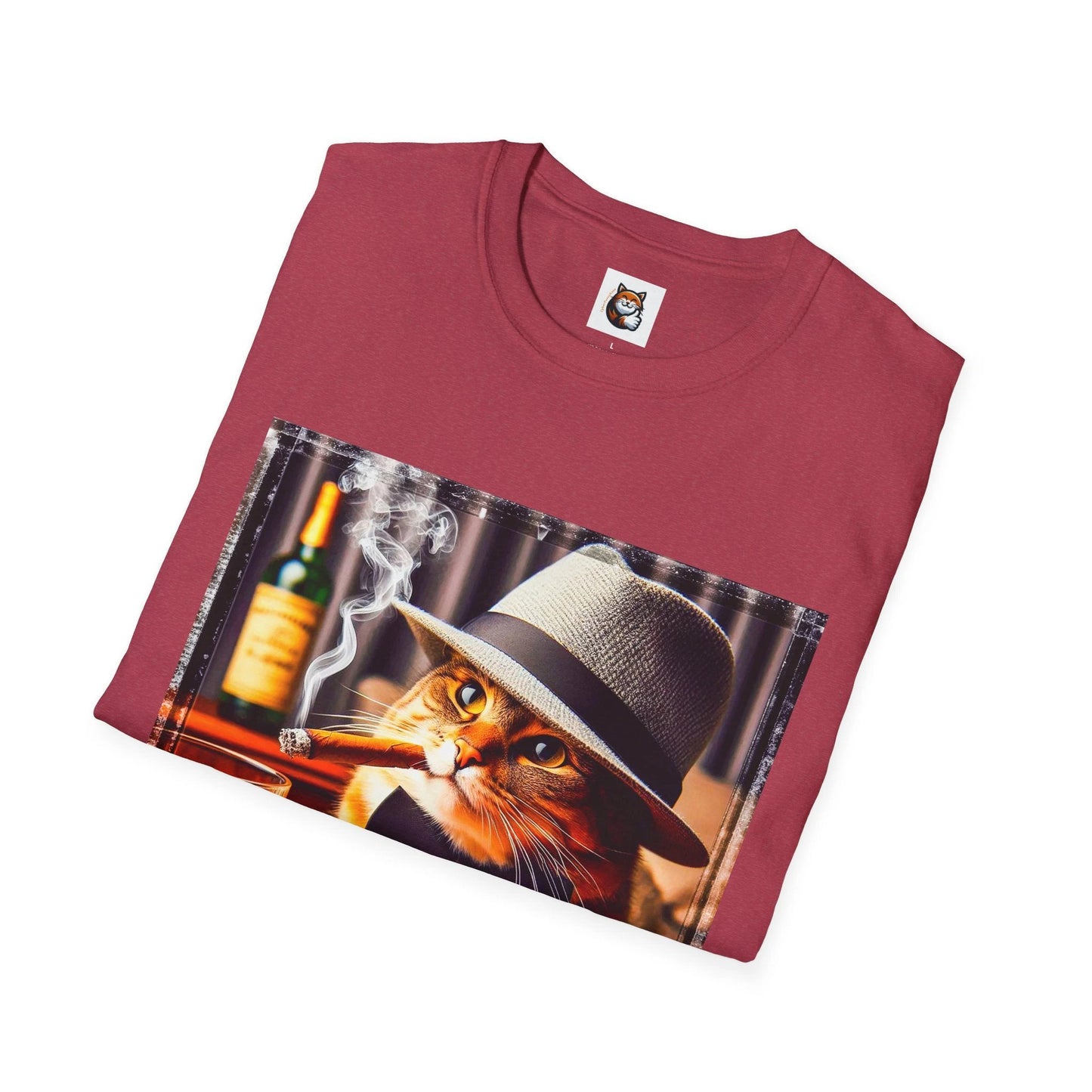Domestic Cat Unisex Softstyle T-Shirt by Printify
