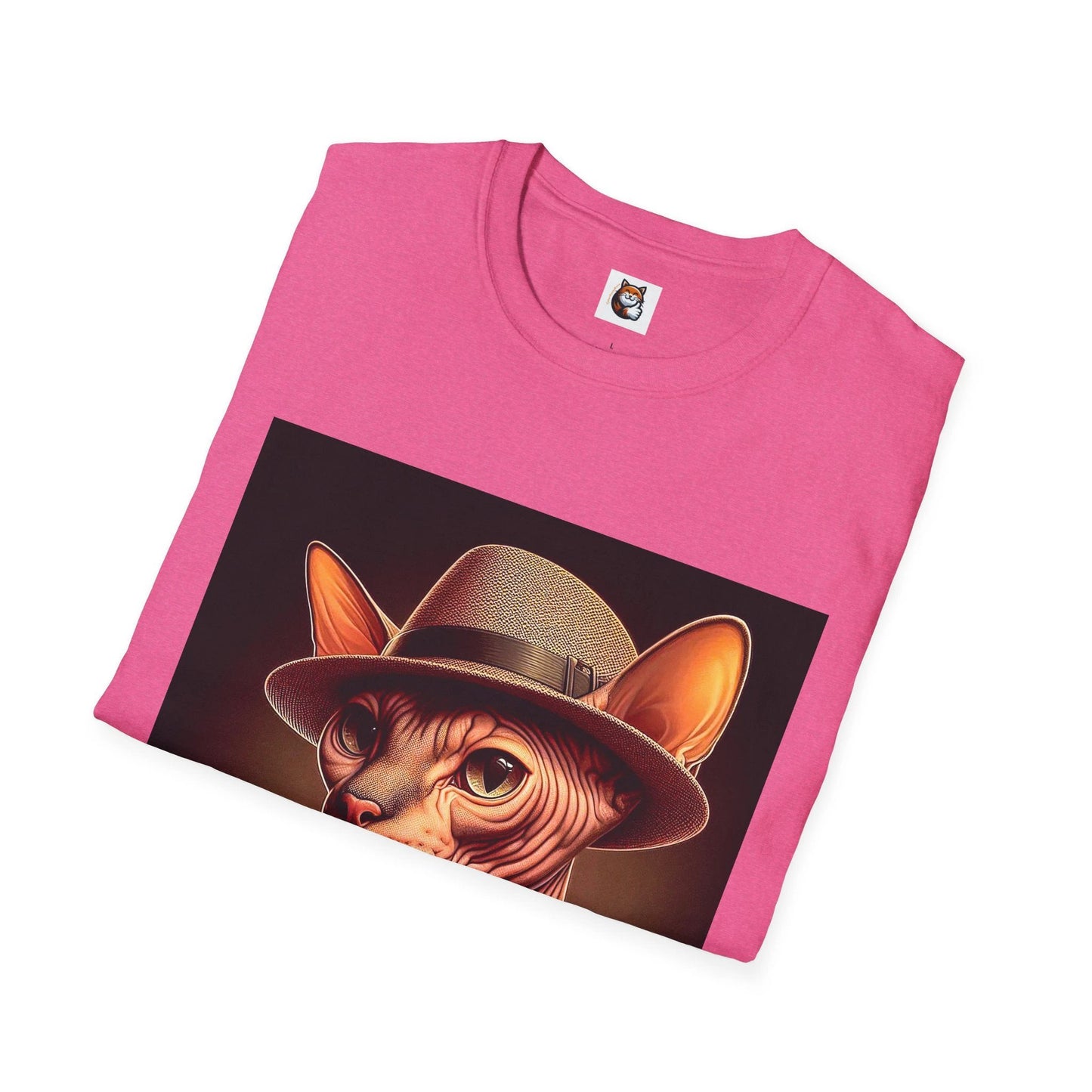Sphynx Cat hairless top hat cutie by Printify